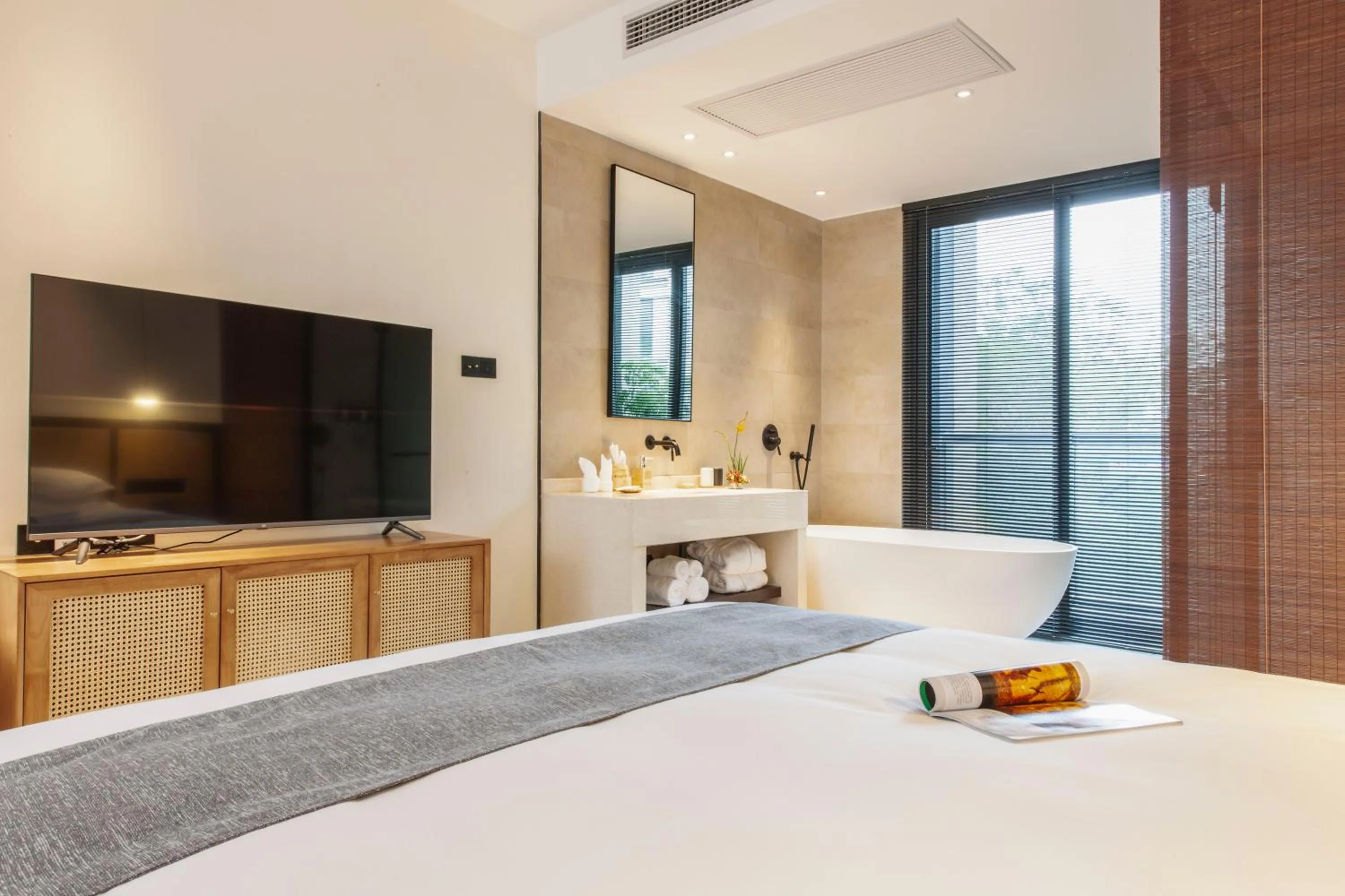 Bedroom, Bed in SSAW Boutique Hotel Hangzhou Liangyun