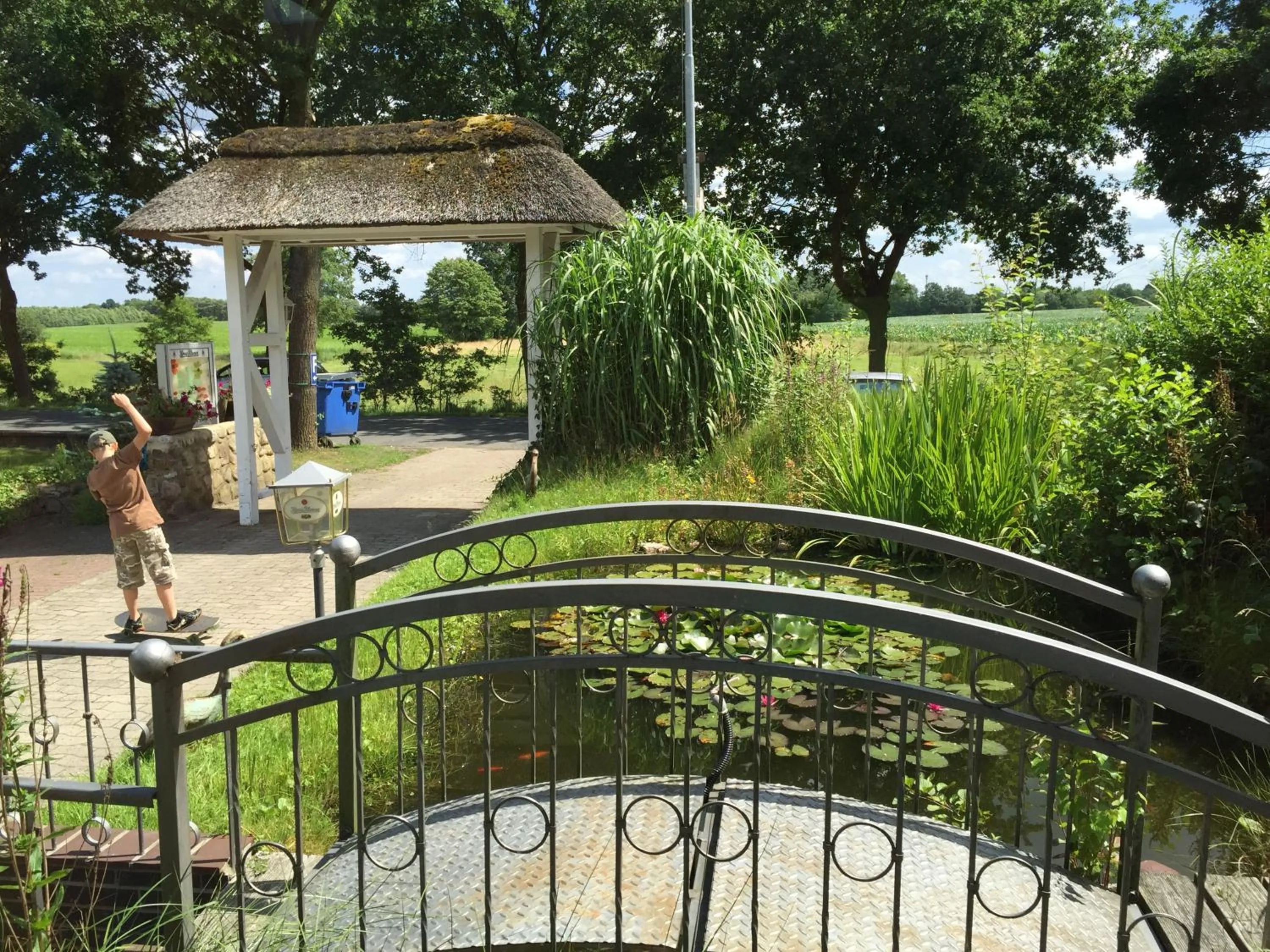 Garden view in Wolterdinger Hof