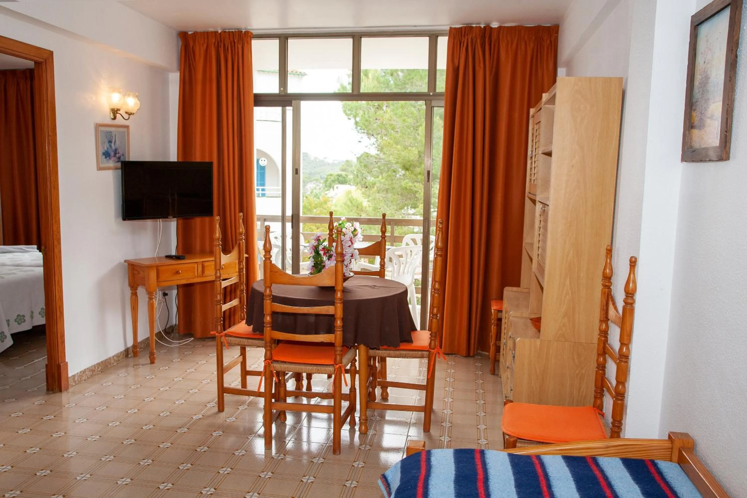 Bed in Bon Aire Apartamentos