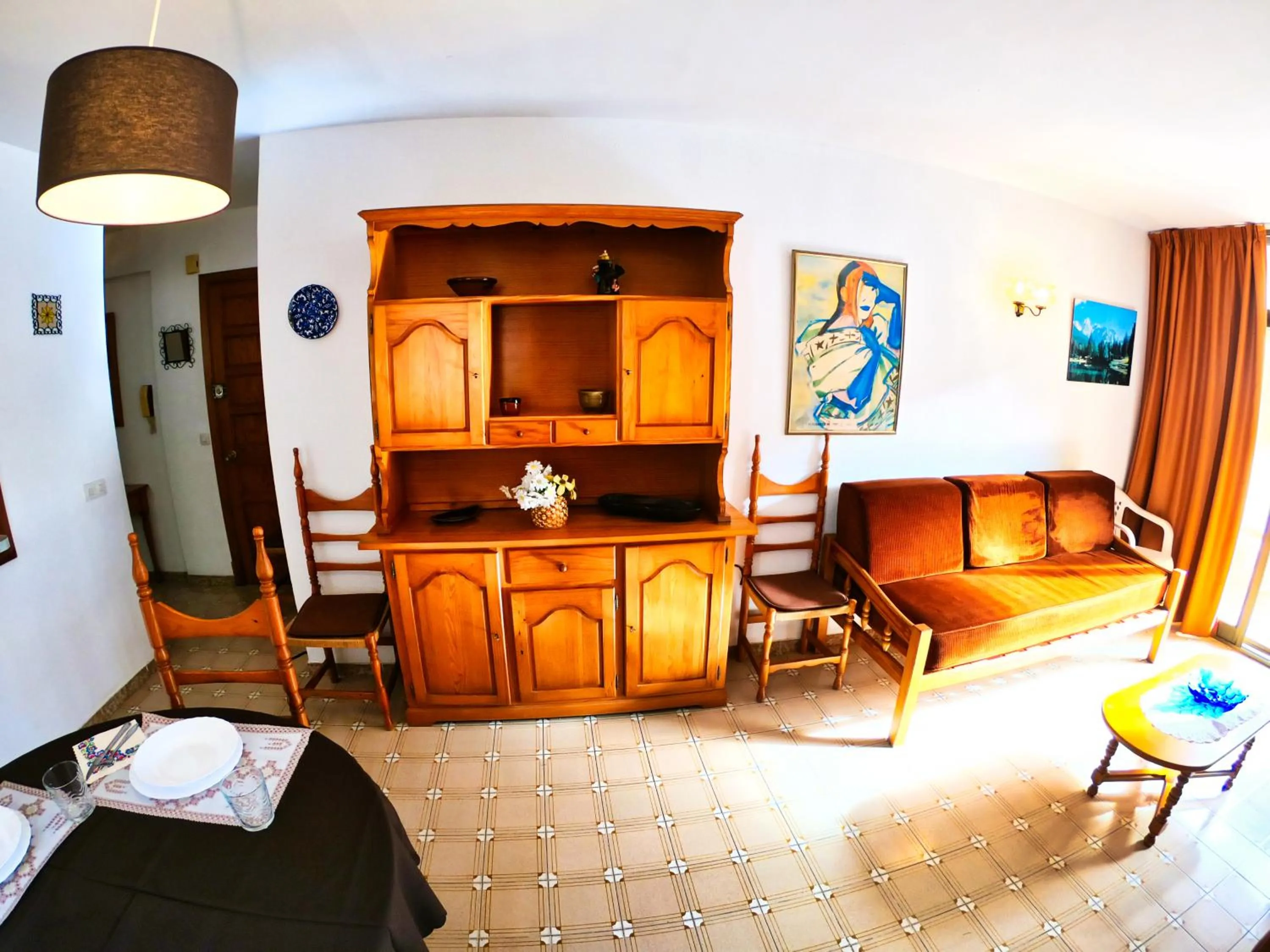 Living room, Bed in Bon Aire Apartamentos