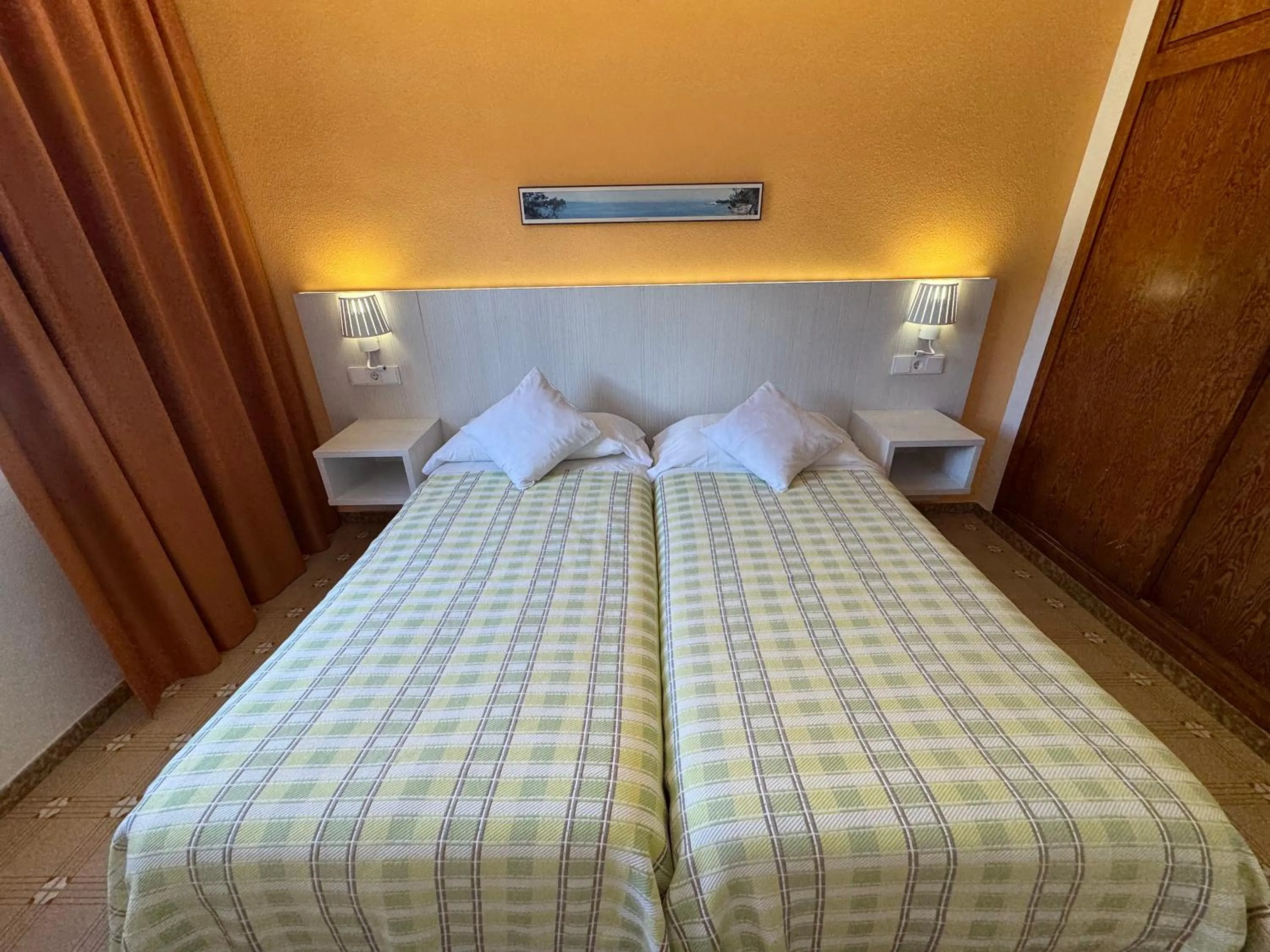 Bed in Bon Aire Apartamentos