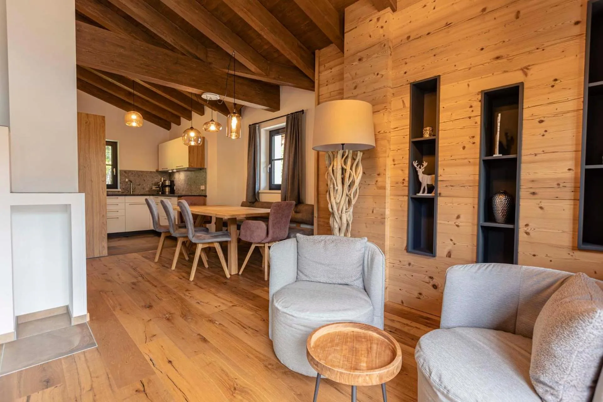 Seating area in Turrach Lodges by ALPS RESORTS