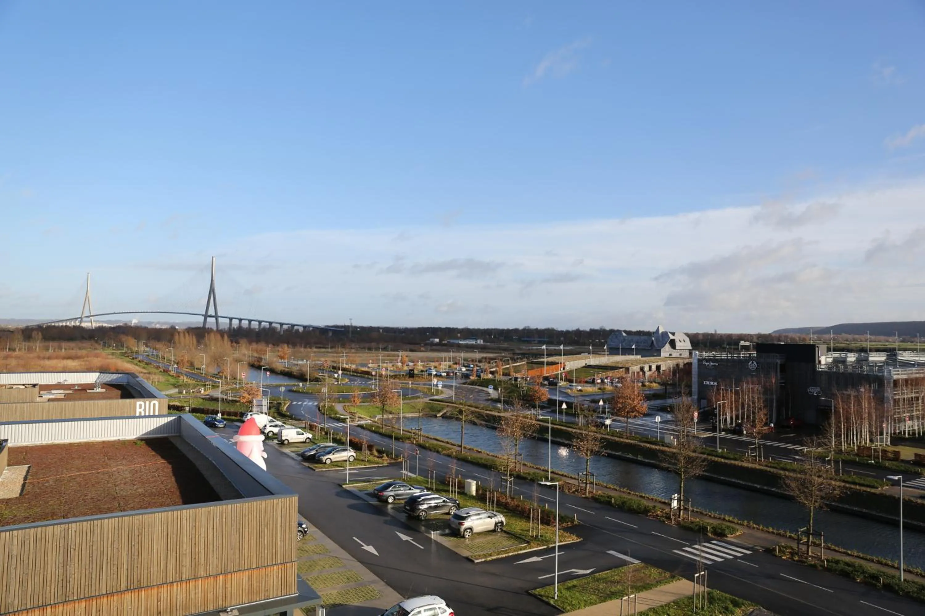 Balcony/Terrace in Brit Hotel Eden SPA Honfleur