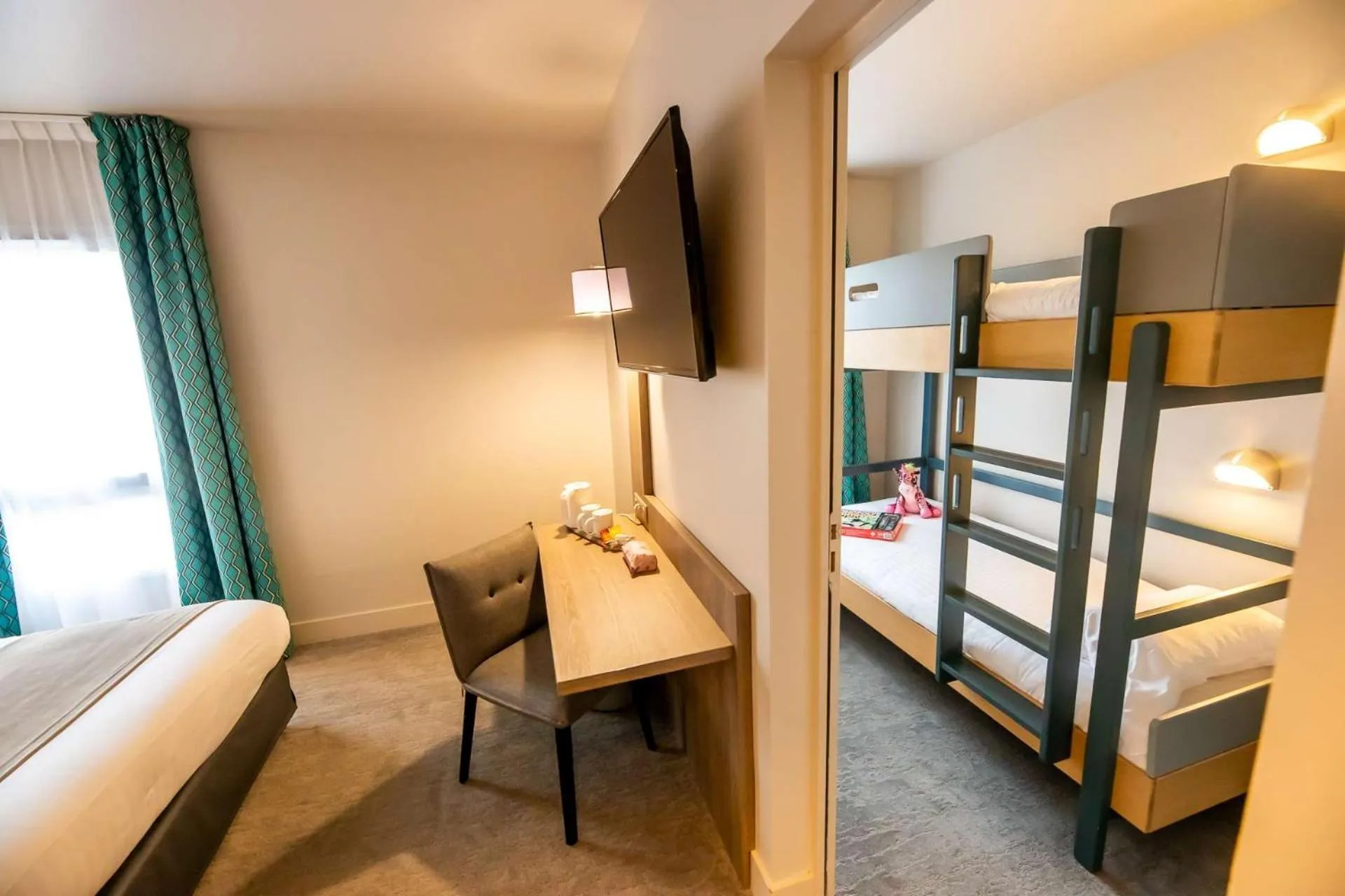 Bedroom, Bed in Brit Hotel Eden SPA Honfleur