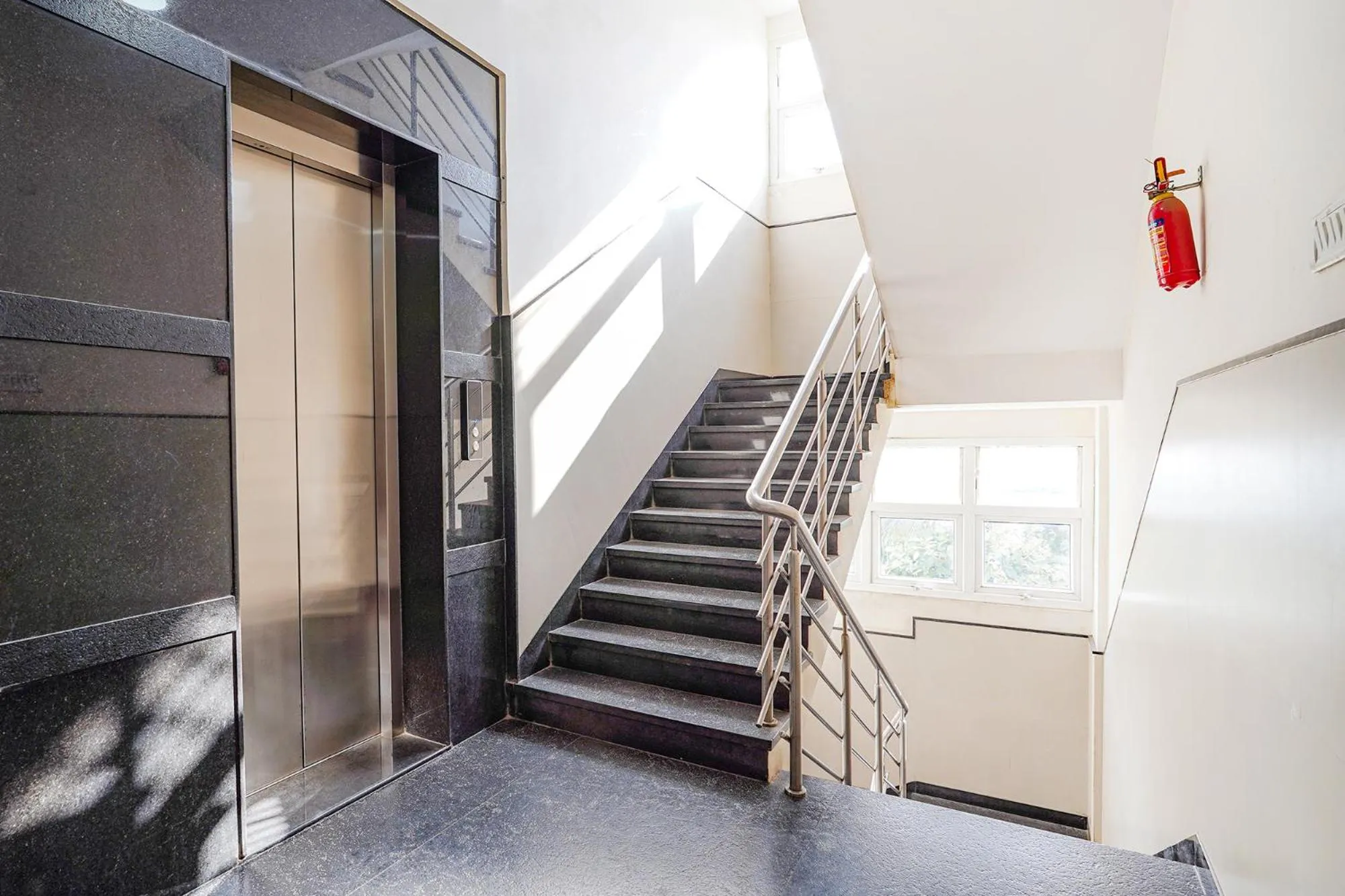 elevator in FabHotel Rove Inn & Suites - Nr Thammenahalli Village