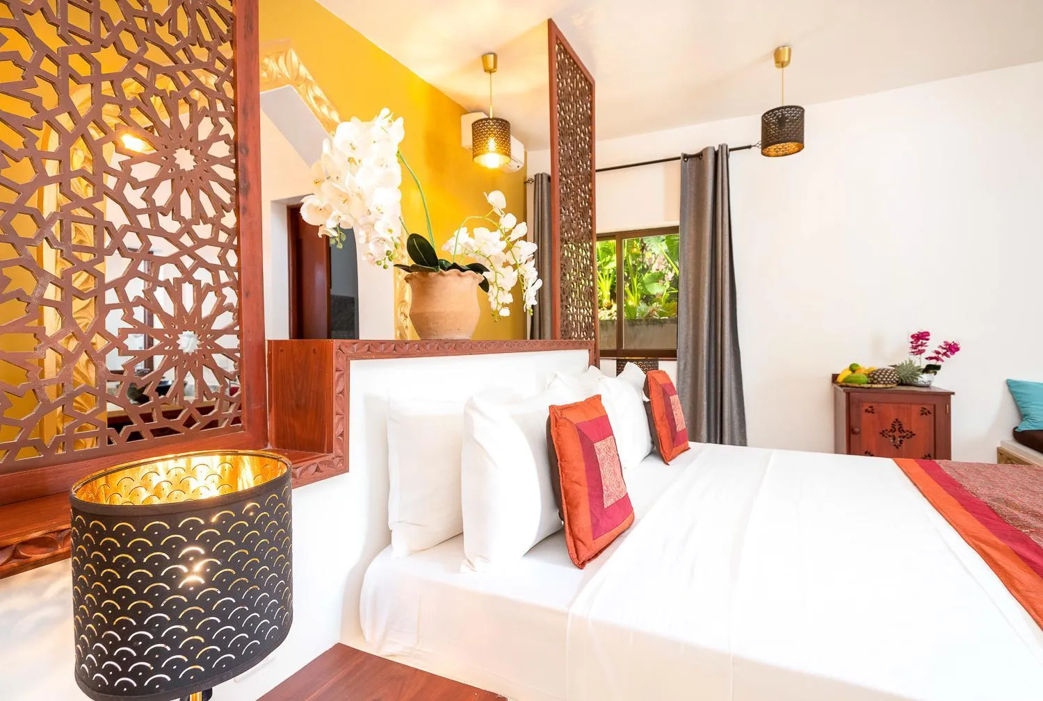 Bedroom, Bed in Kibanda Natural Kendwa Villa