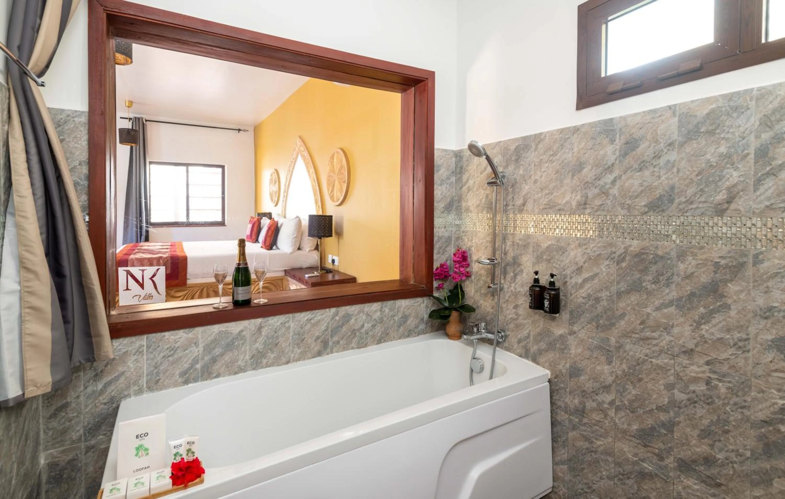 Bathroom in Kibanda Natural Kendwa Villa