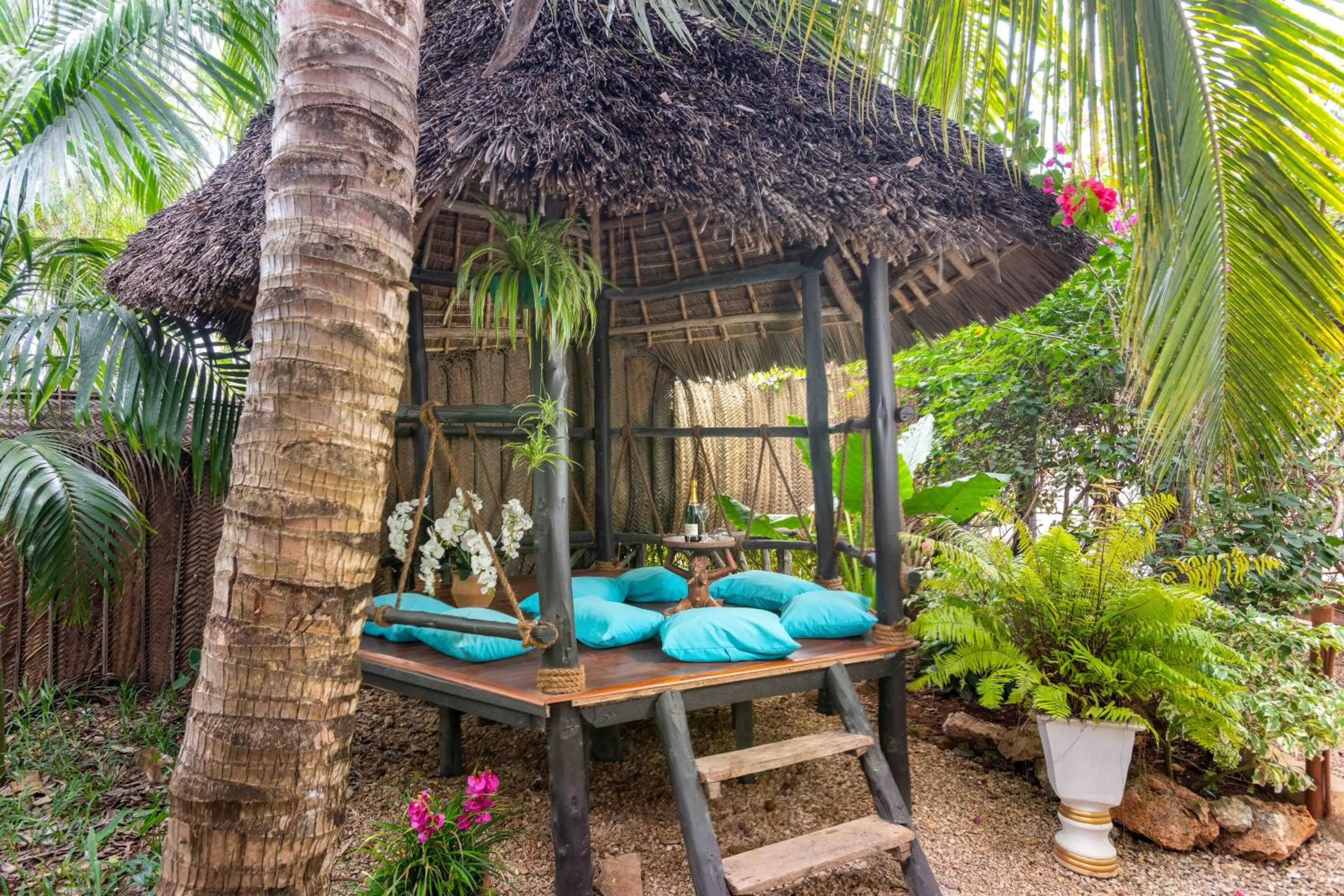 Patio in Kibanda Natural Kendwa Villa