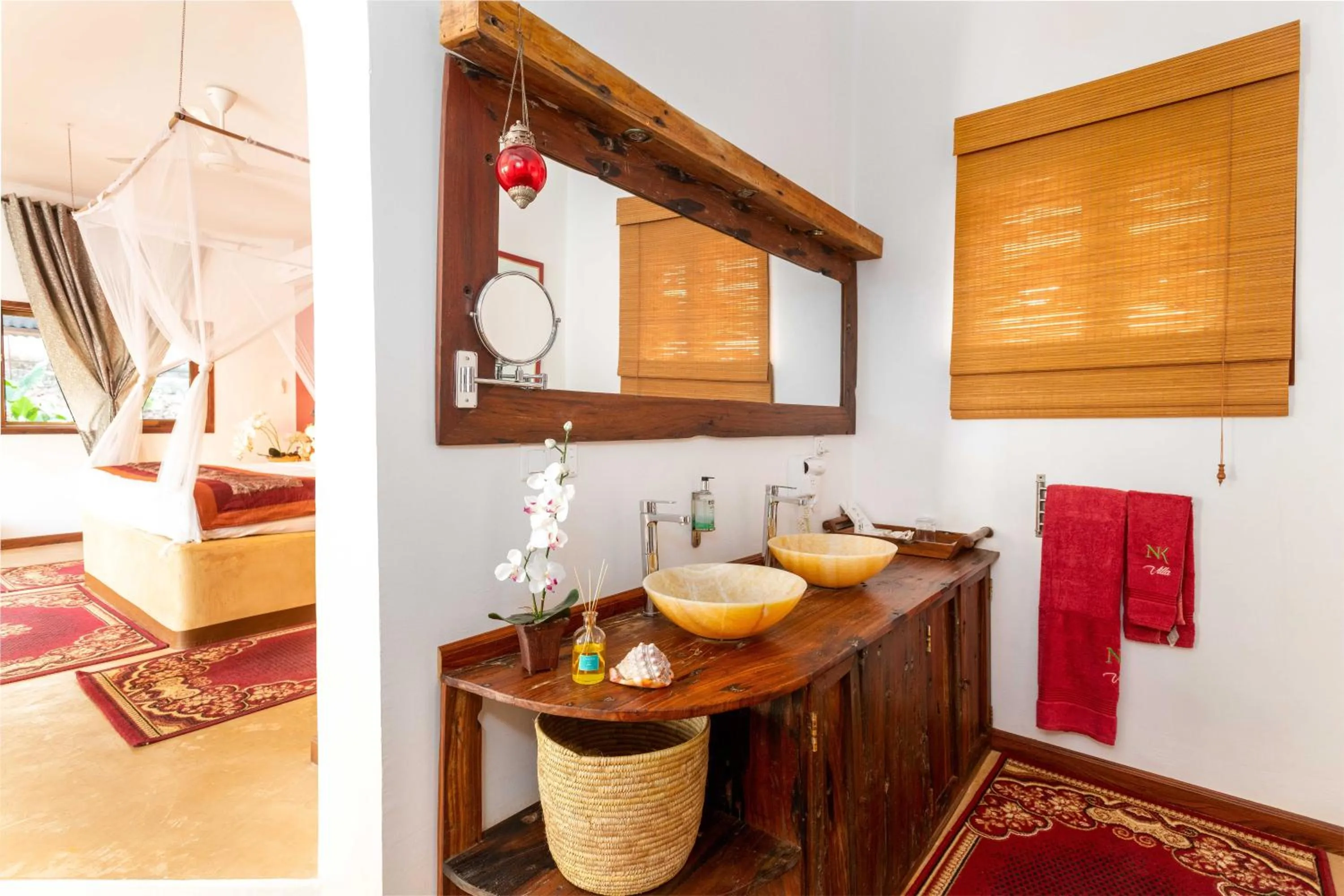 Bathroom in Kibanda Natural Kendwa Villa