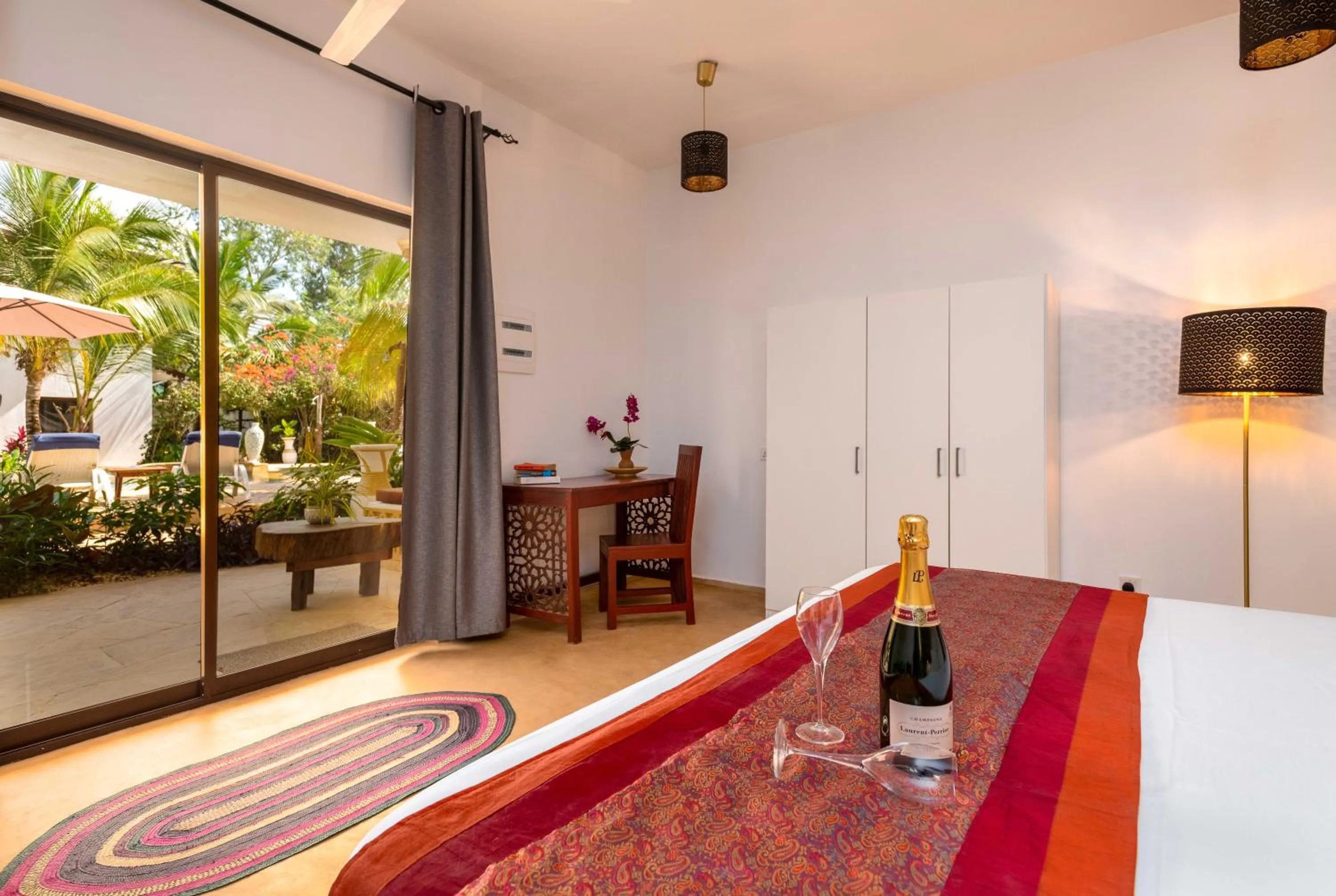 Bedroom in Kibanda Natural Kendwa Villa