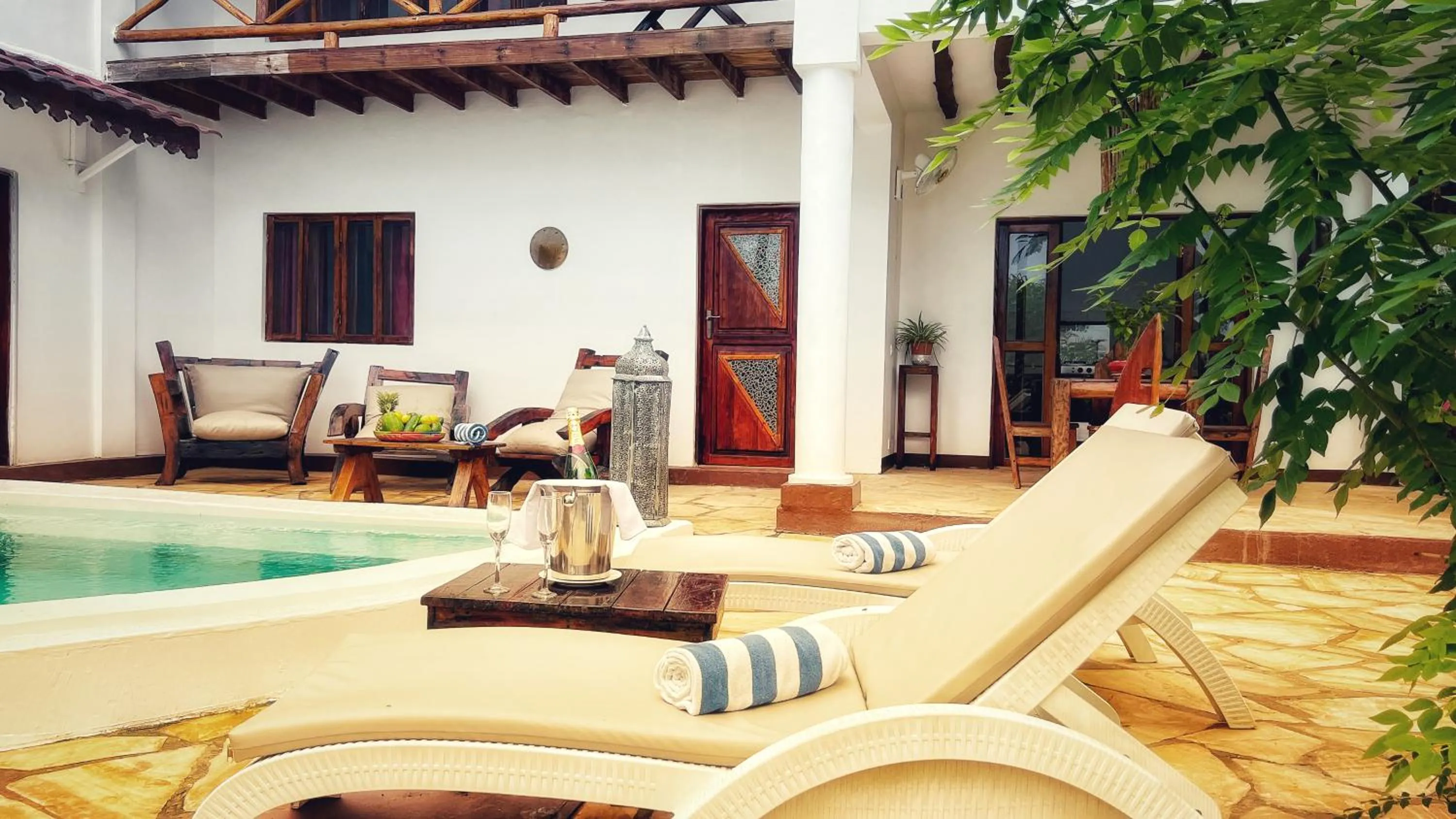 Swimming pool in Kibanda Natural Kendwa Villa