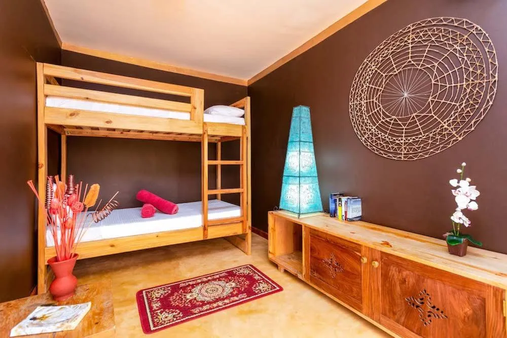 Bed in Kibanda Natural Kendwa Villa