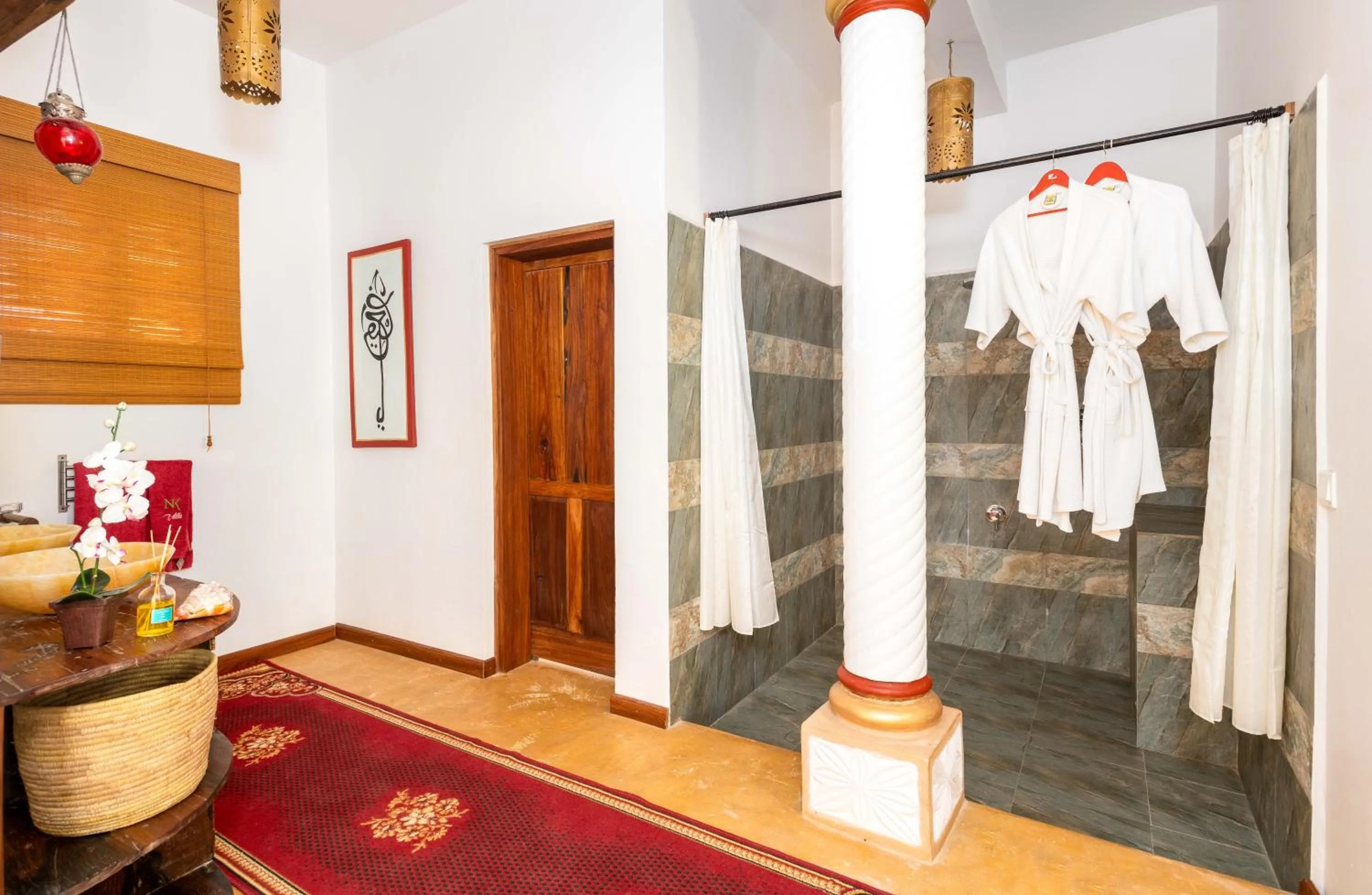 Bathroom in Kibanda Natural Kendwa Villa