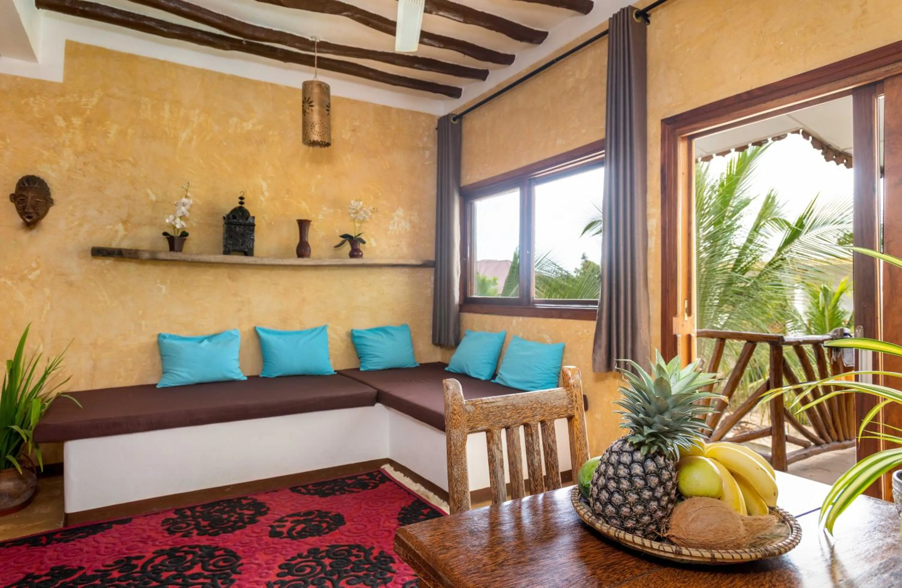 Living room in Kibanda Natural Kendwa Villa