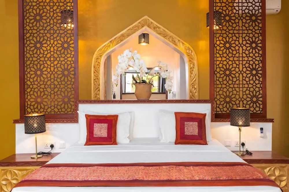 Bed in Kibanda Natural Kendwa Villa