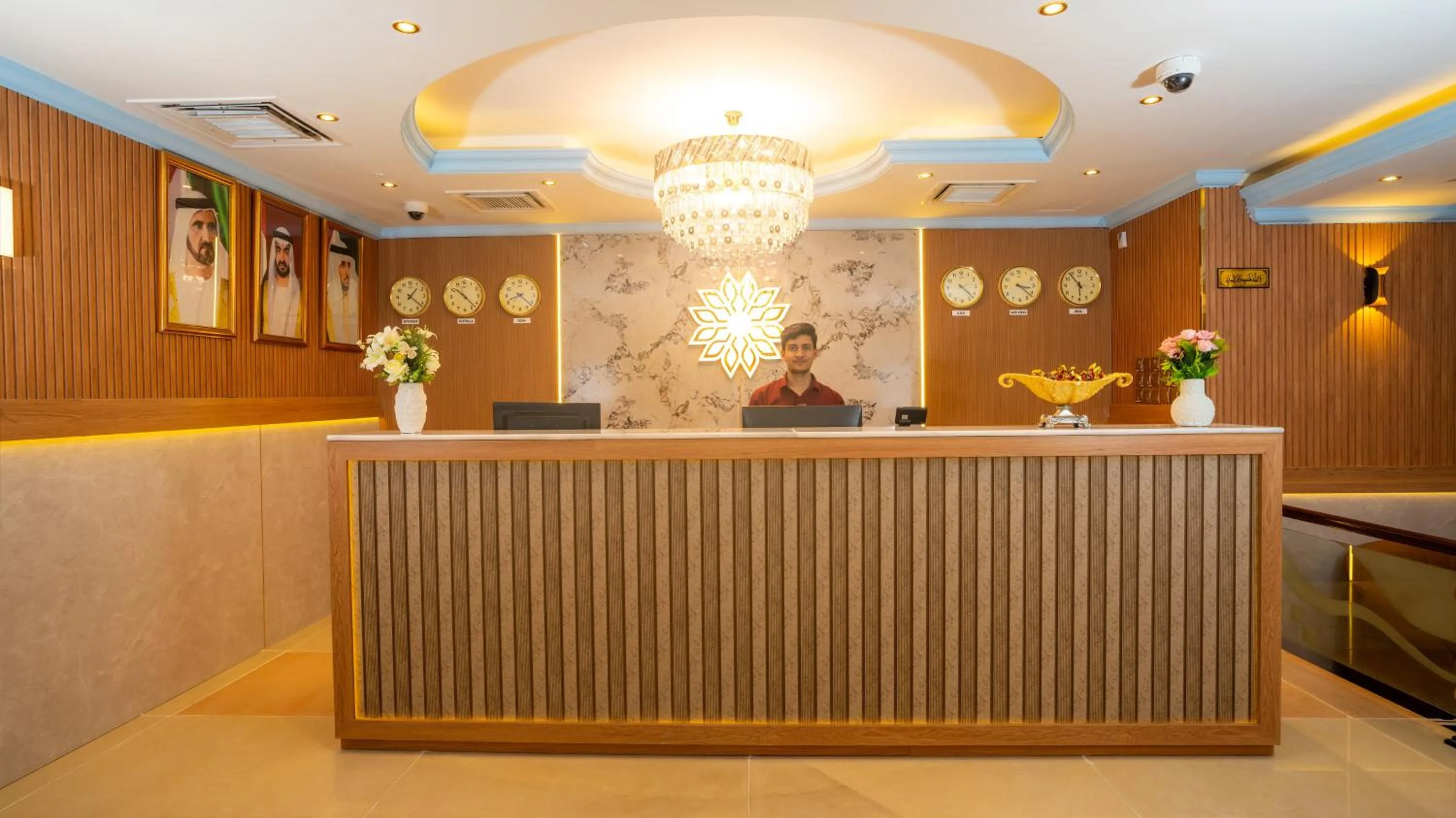 Lobby or reception in Oriental Hotel Apartments