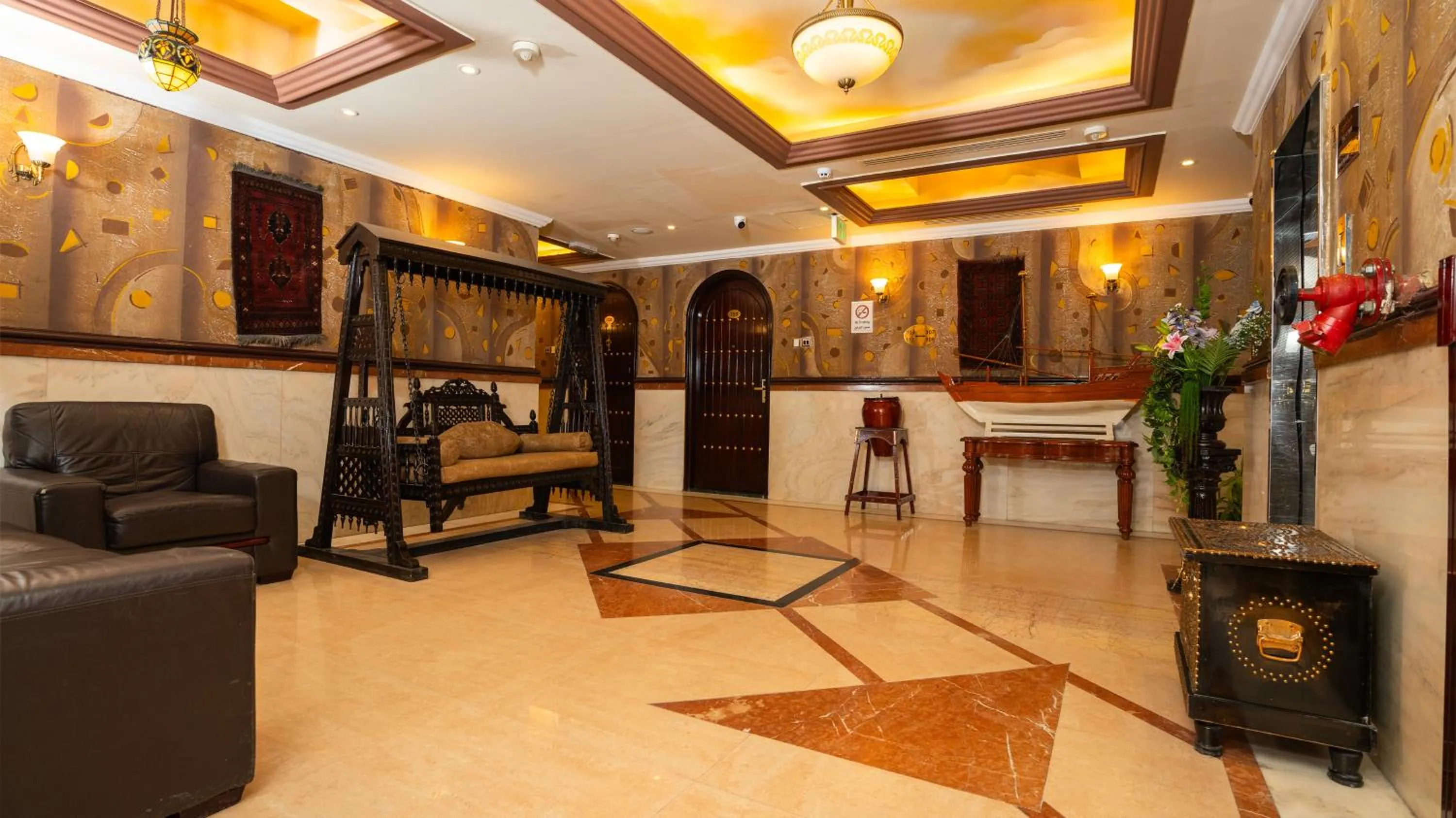 Floor plan in Oriental Hotel Apartments