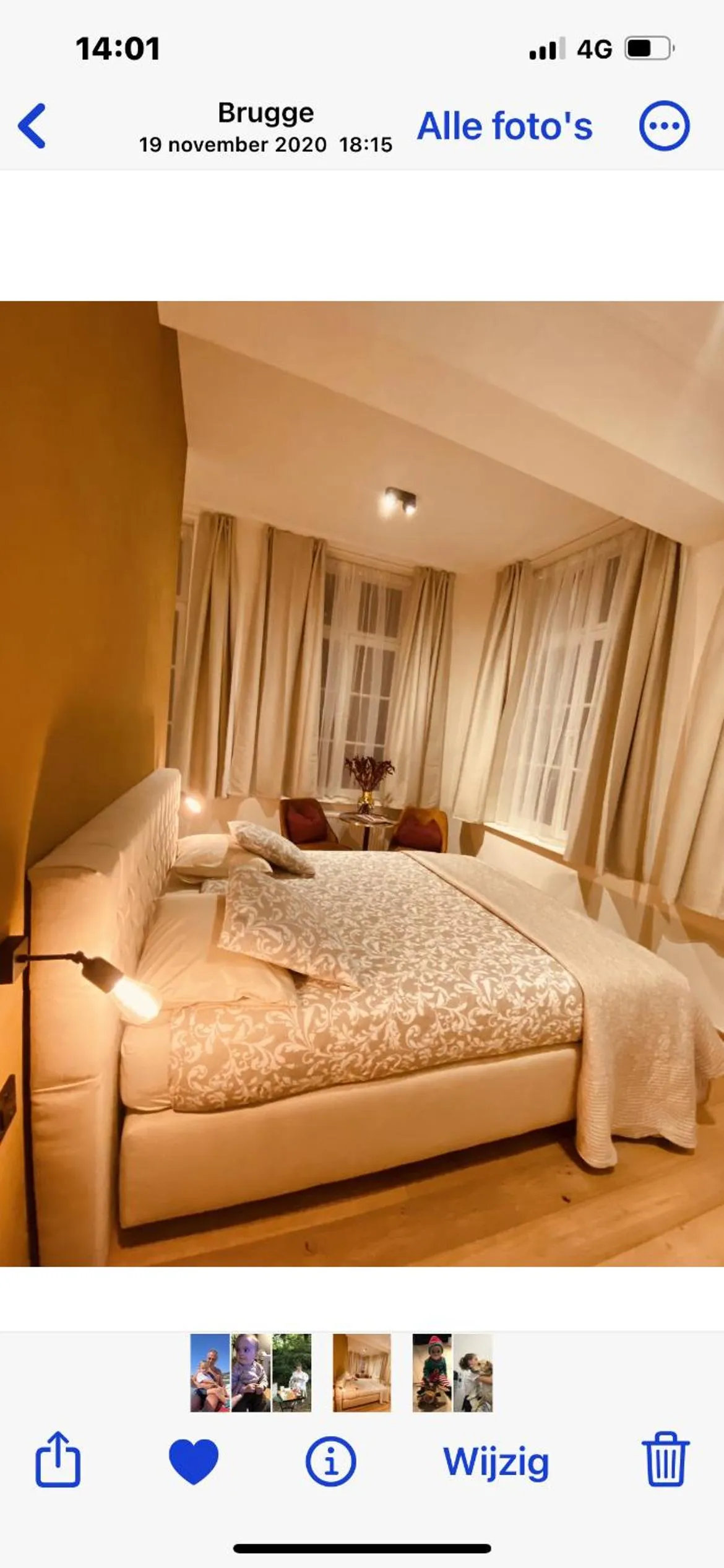 Bedroom, Bed in B&B Augusto