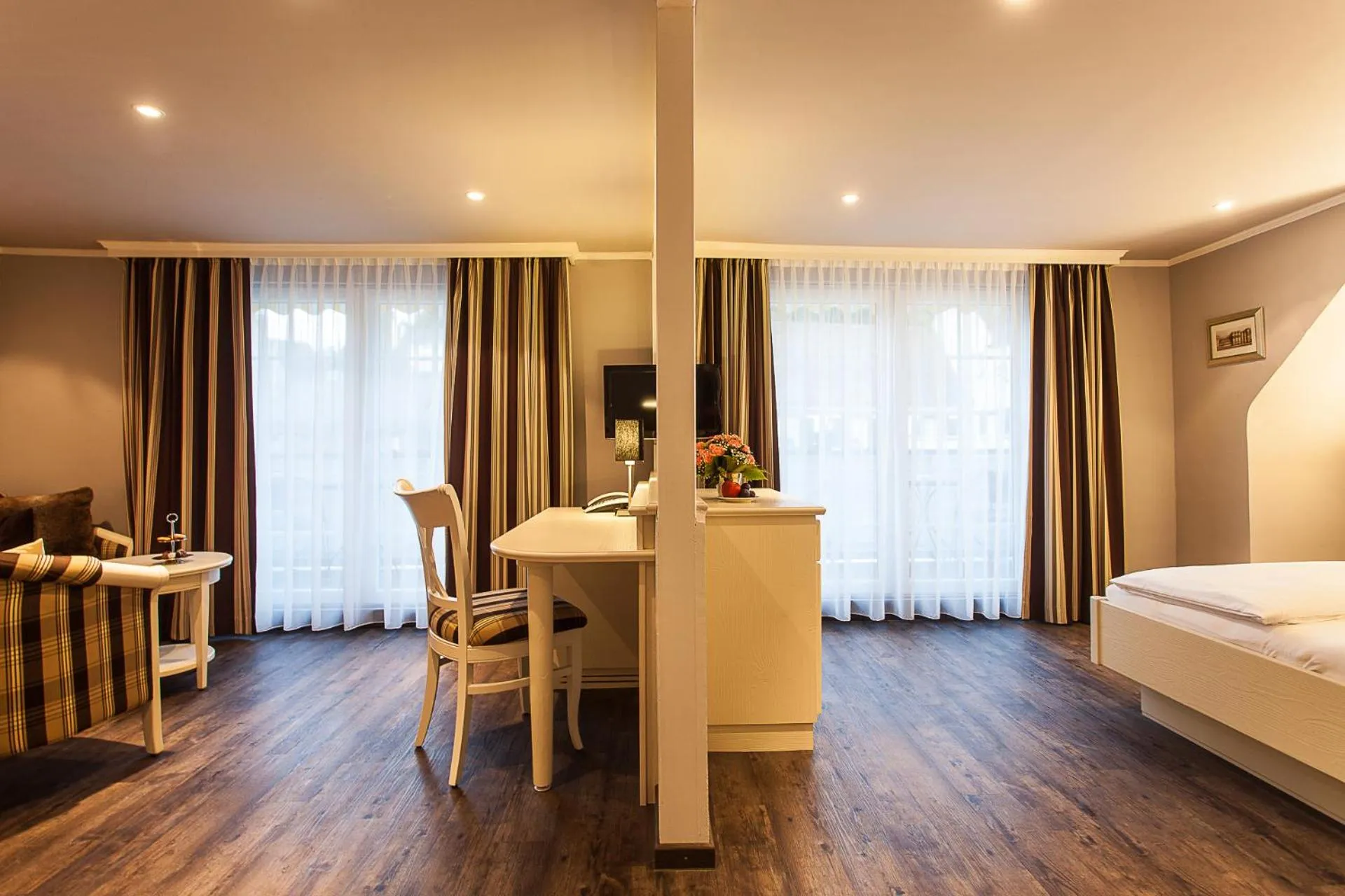 Photo of the whole room, Bed in Romantik Hotel zur Sonne