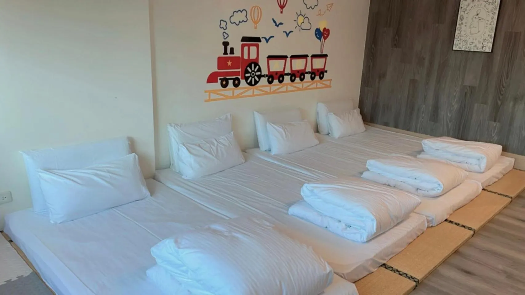 Bed in A-SAN Hot-Spring Hotel