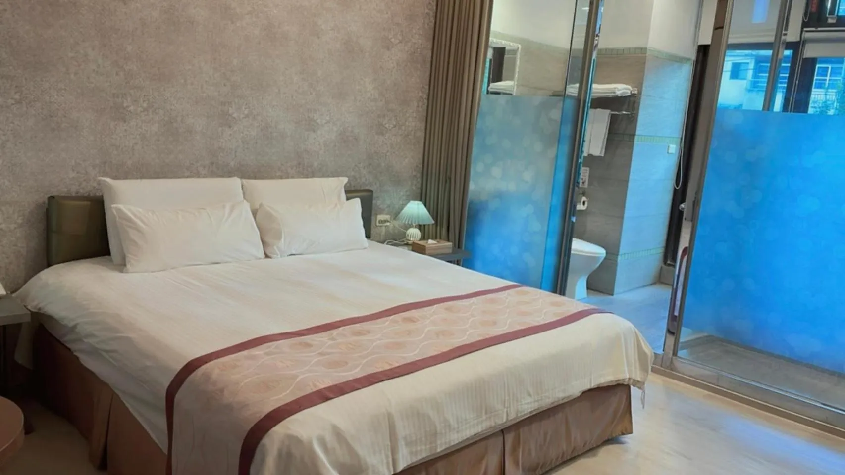 Bed in A-SAN Hot-Spring Hotel