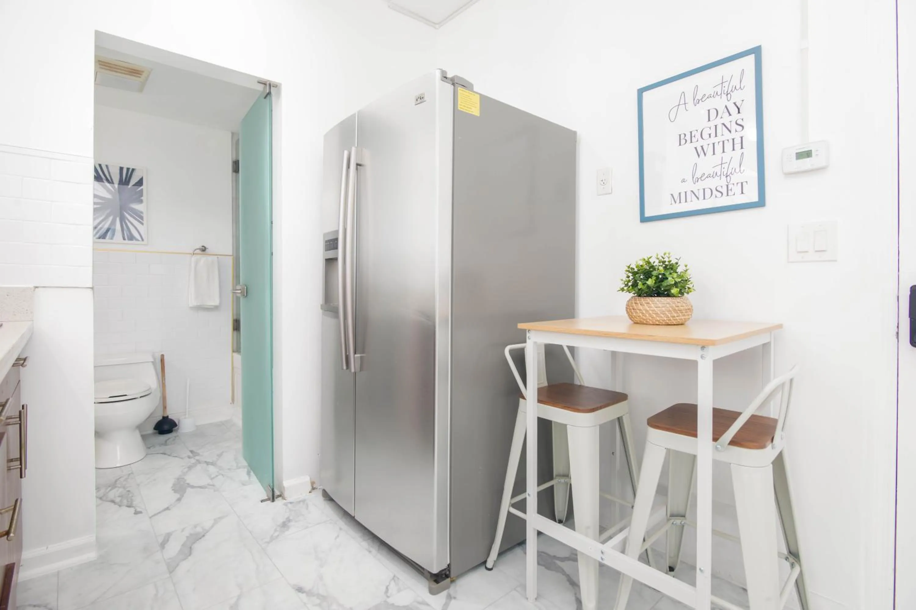 kitchen in Girasole Suites