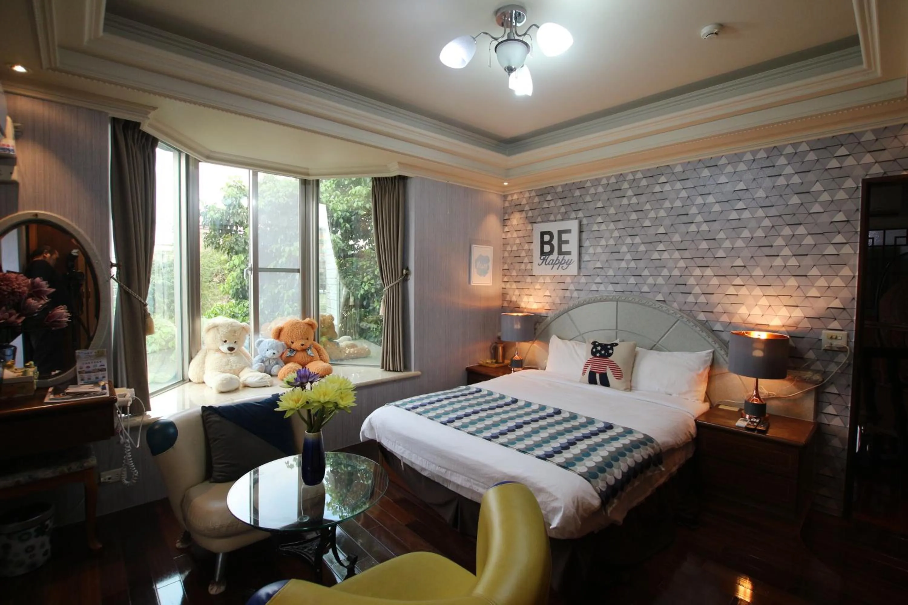 Photo of the whole room, Bed in Yilan Pine Villa Homestay