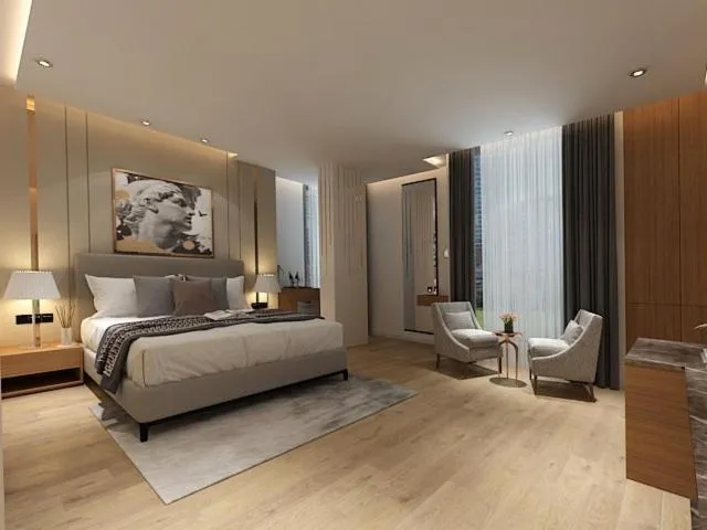 Living room, Bed in Hotel Bhoomivilas