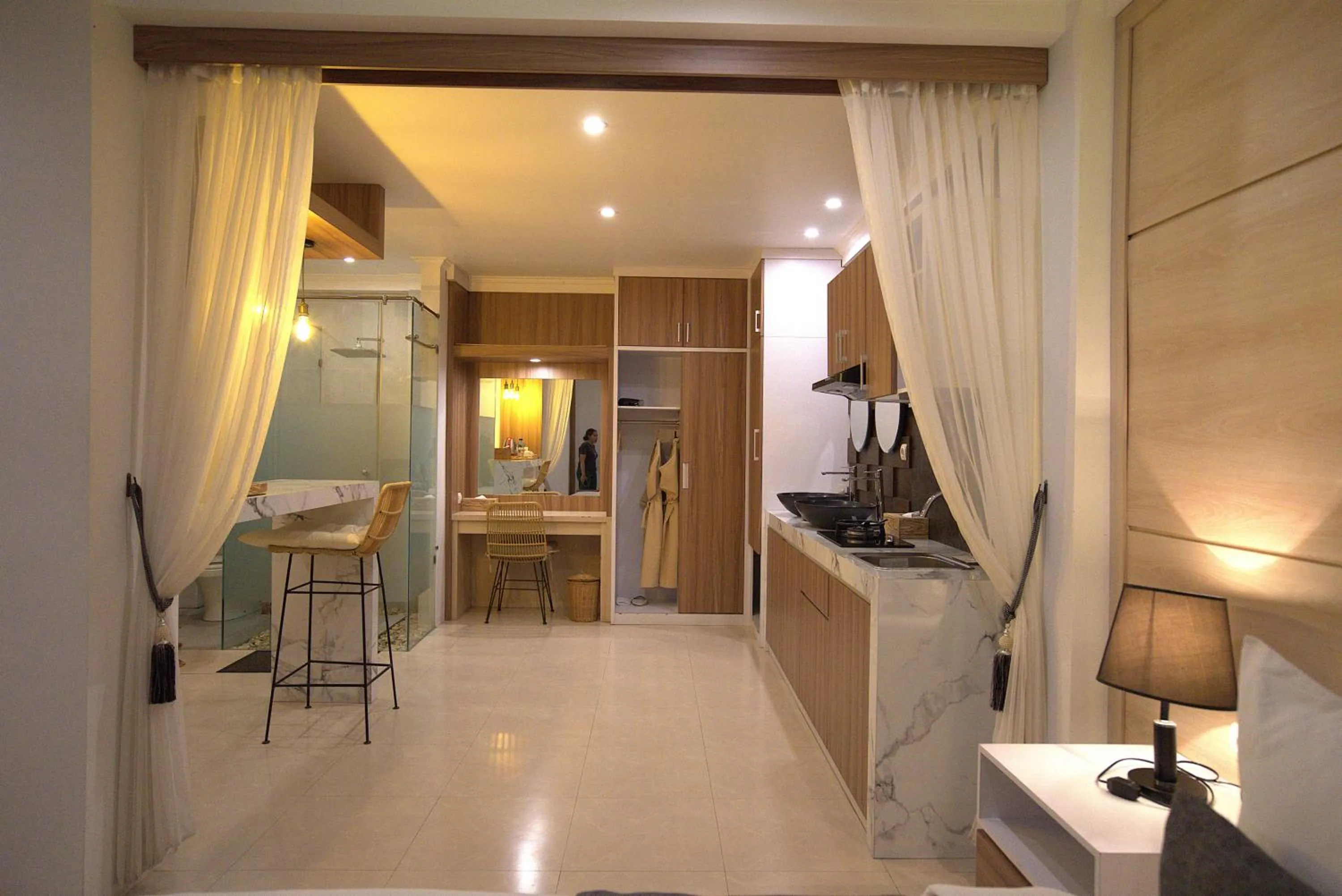 Kitchen or kitchenette in SUITE OCEAN BLUE