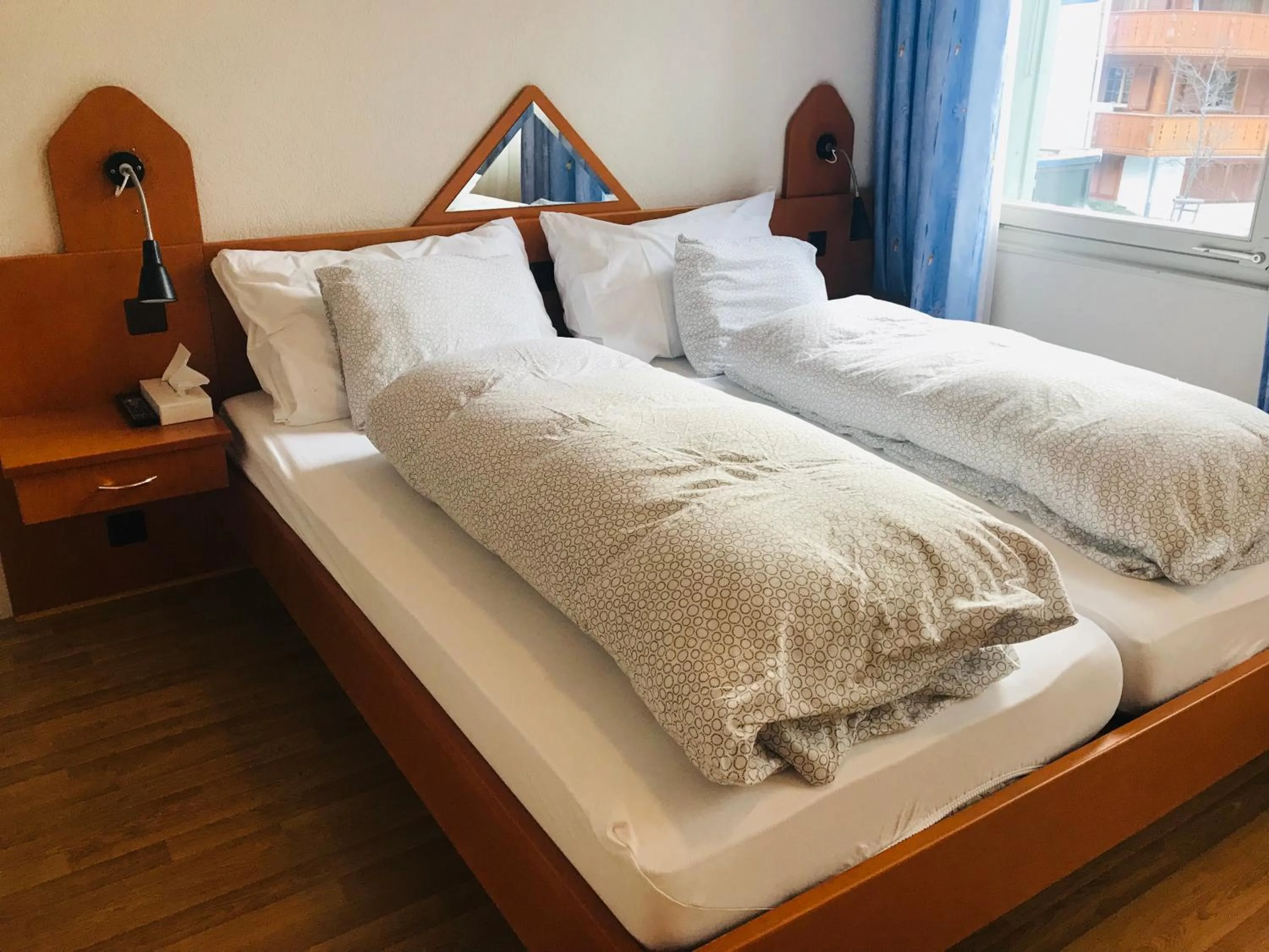 Bed in Parkhotel Bellevue Budget