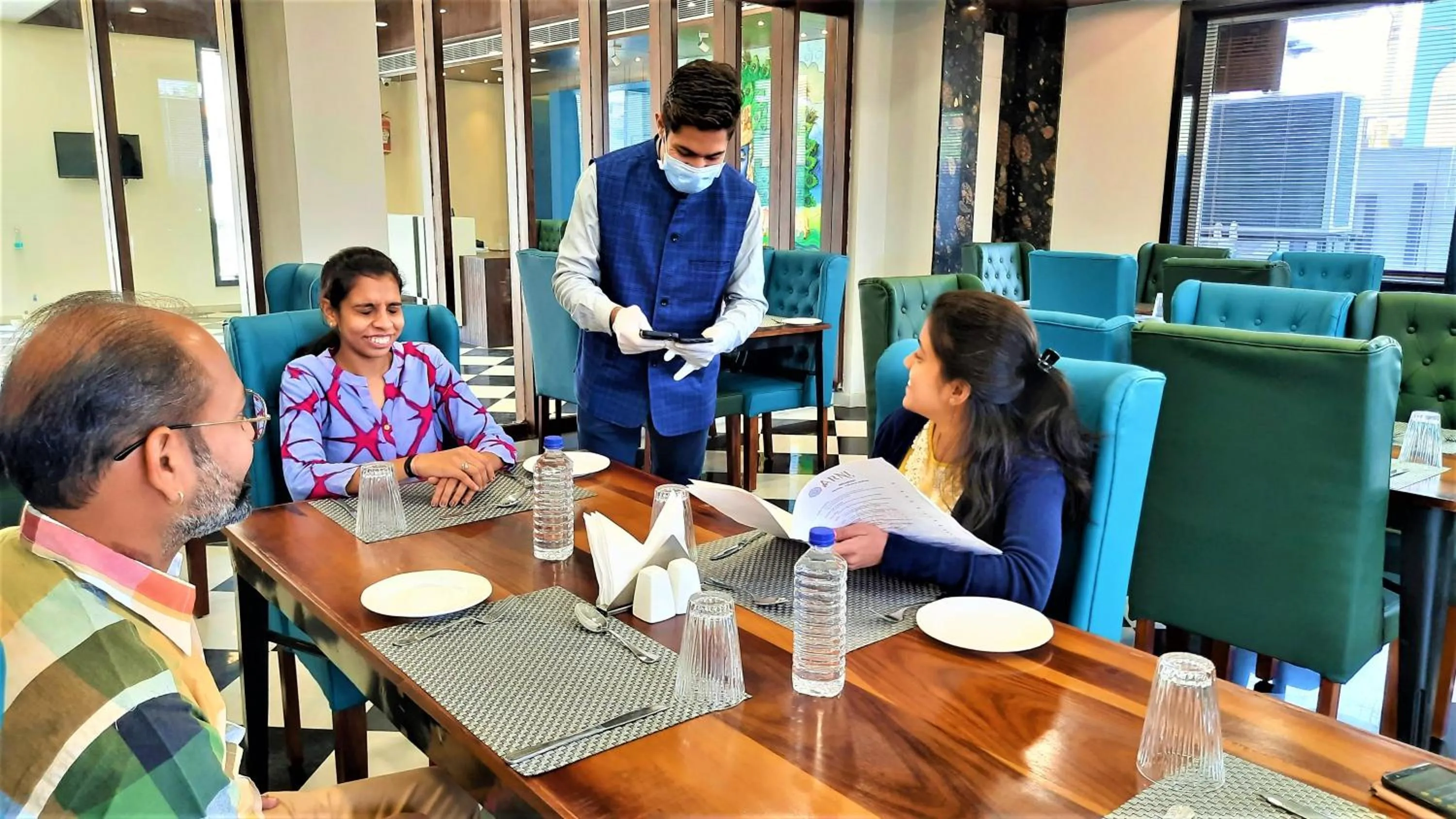 Restaurant/places to eat in Suvin Residency with Rooftop Swimming Pool