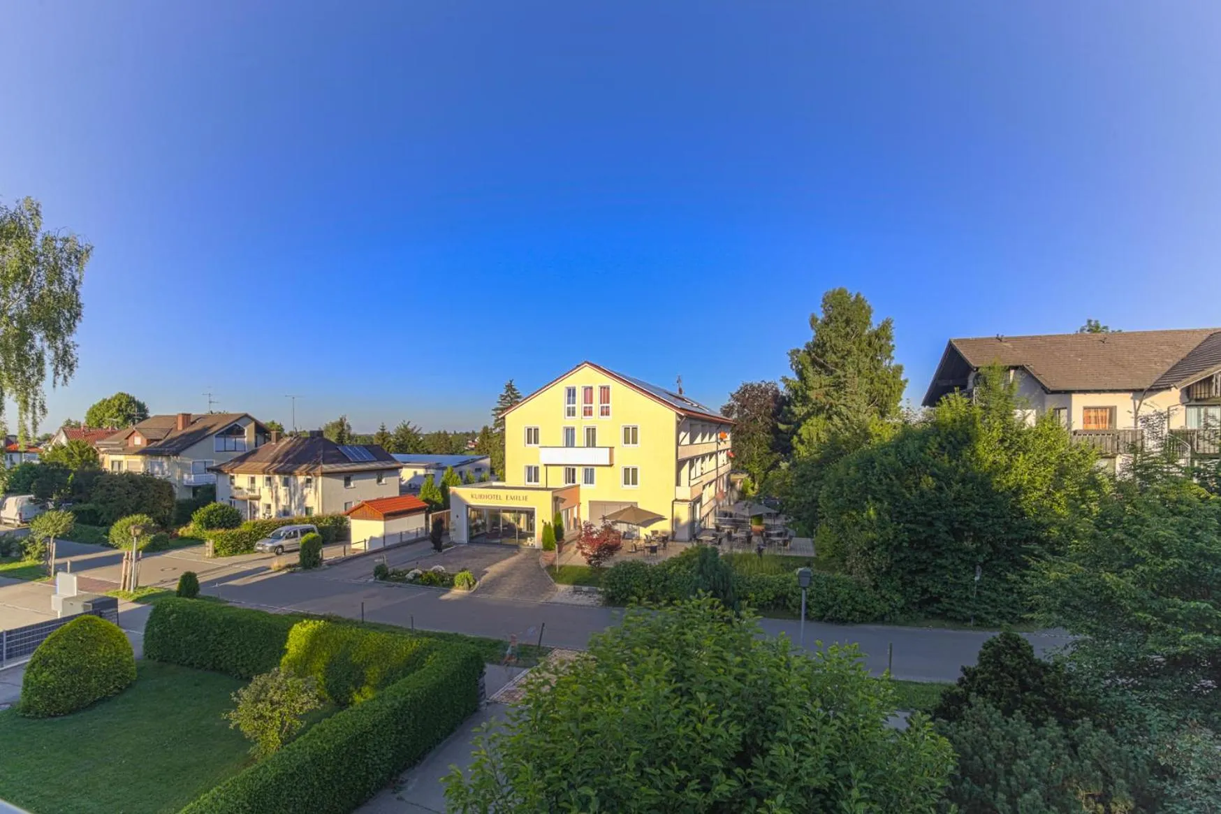 Bird's eye view in Kneipp-Kurhotel Emilie