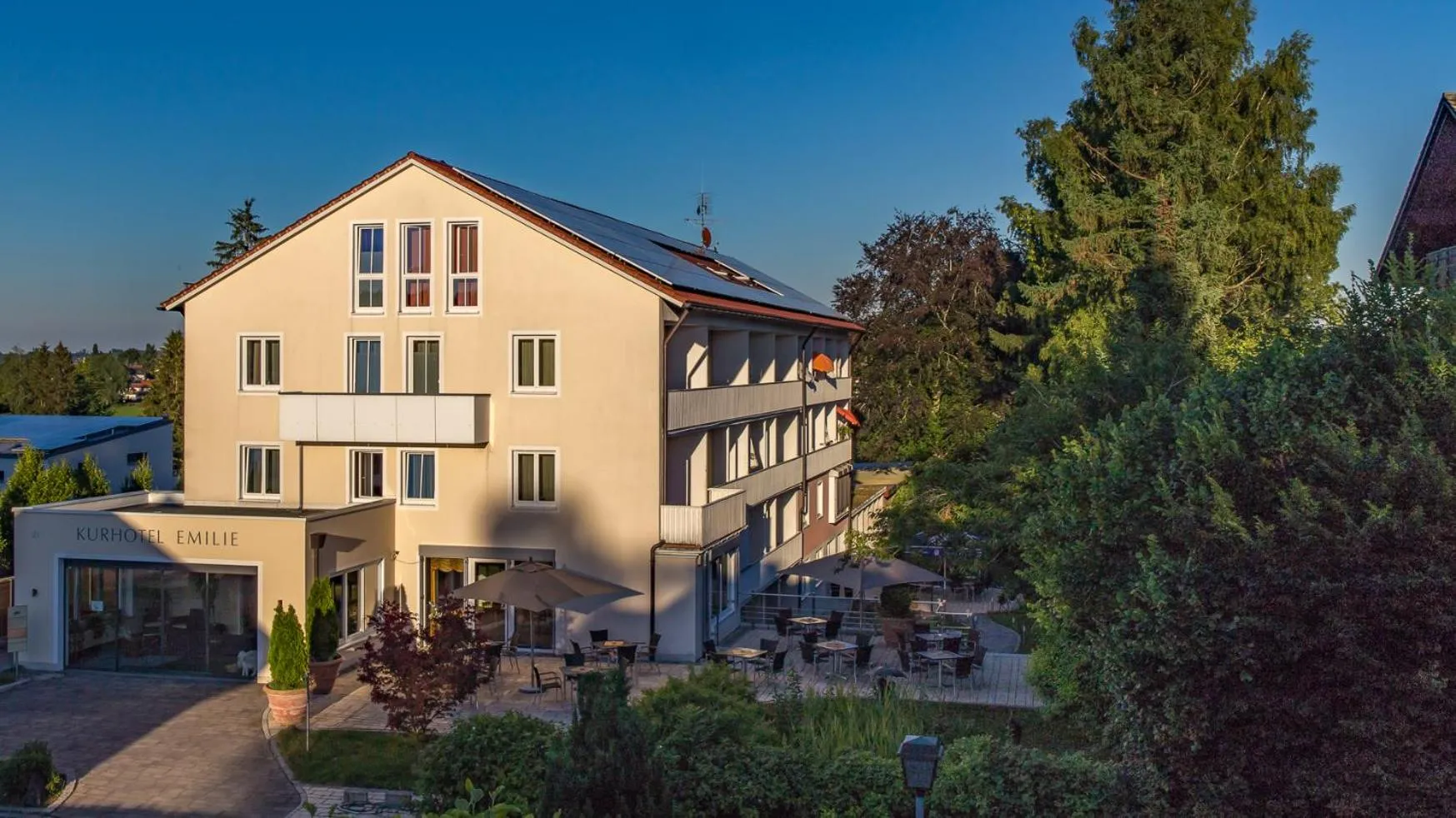 Bird's eye view in Kneipp-Kurhotel Emilie