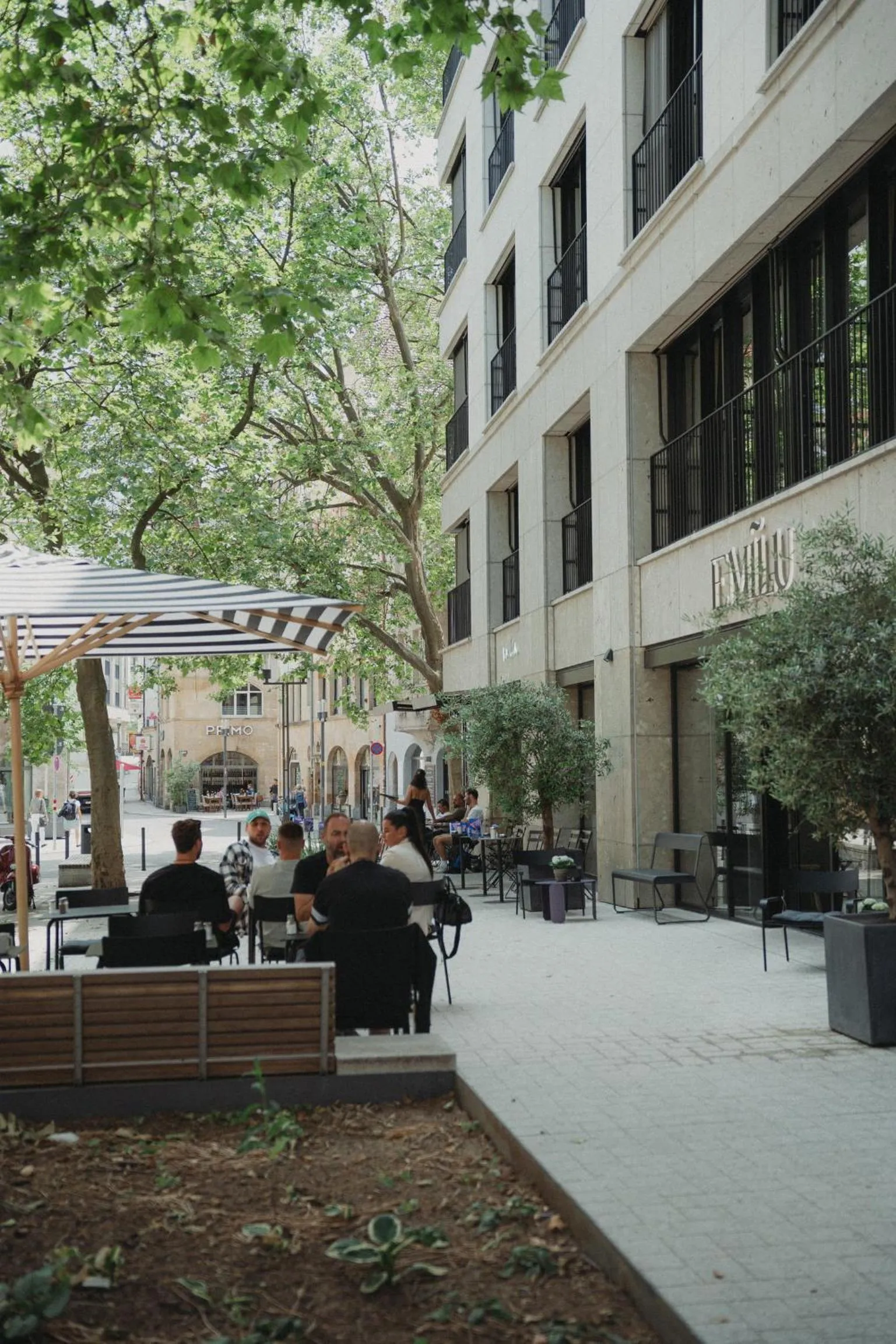 Property building in EmiLu Design Hotel