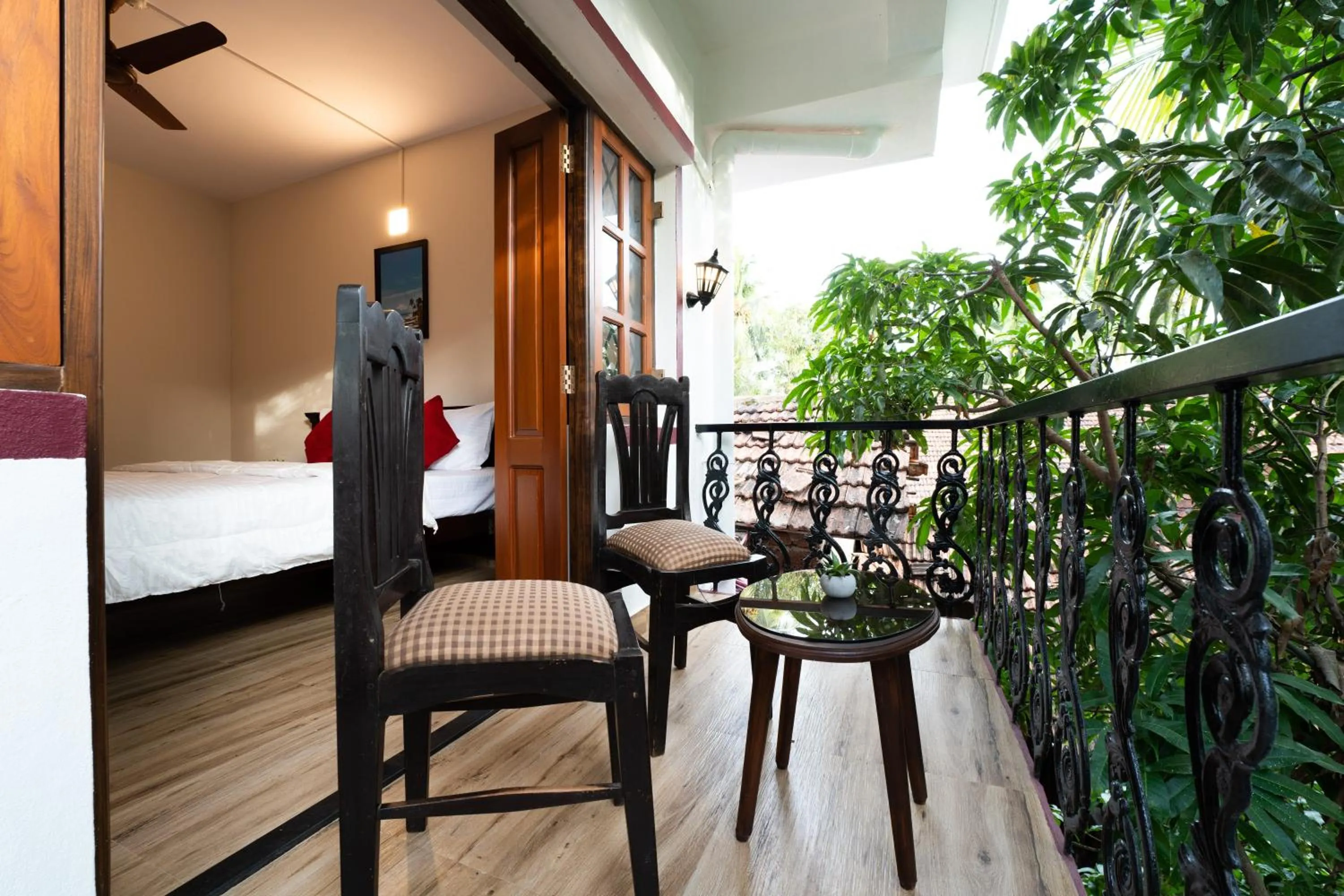 Balcony/Terrace in Villa Barbosa, 2 BHK Villa & Luxury Rooms near Colva, Sernabatim, Benaulim Beach