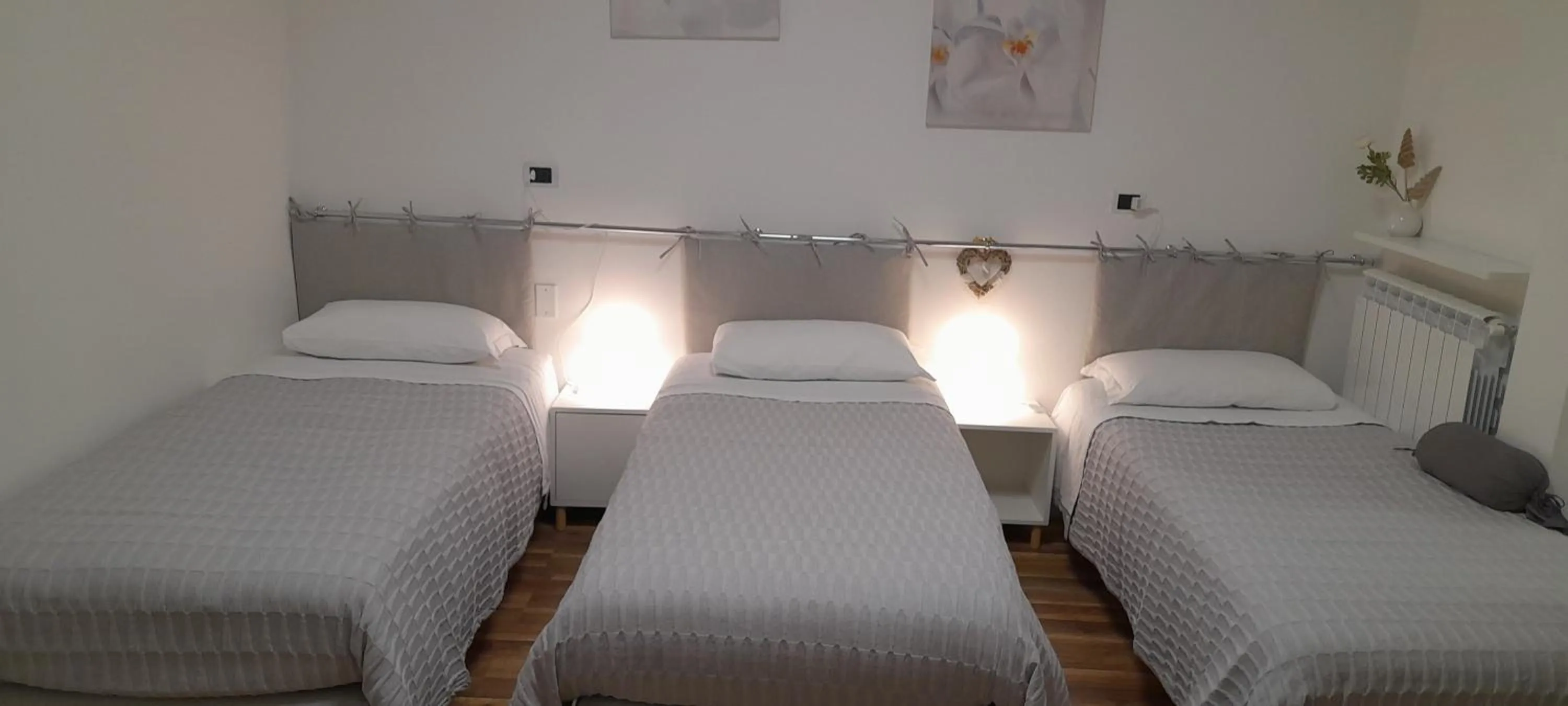 Bed in Cristel malpensa room