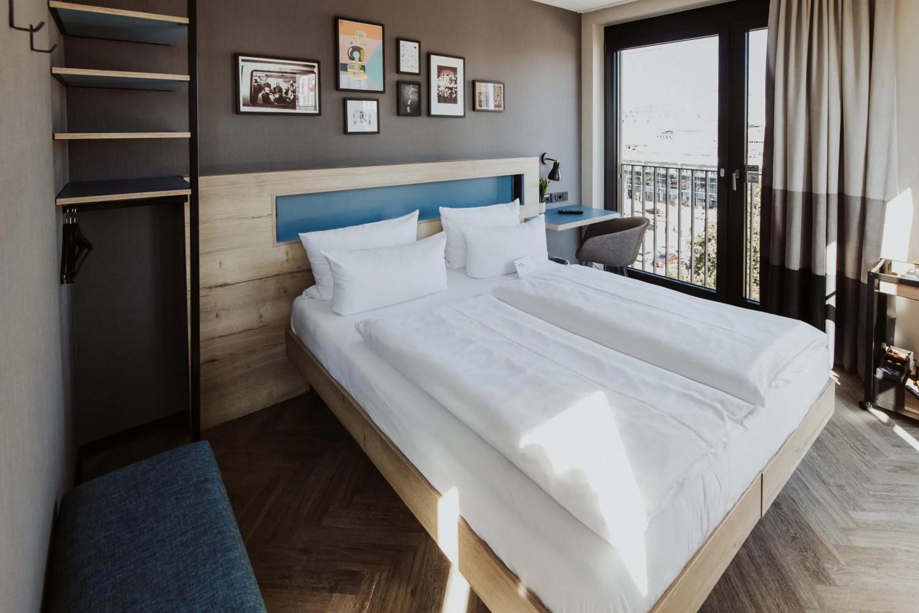 Bed in Emma by Schulz Hotel Berlin Friedrichshain