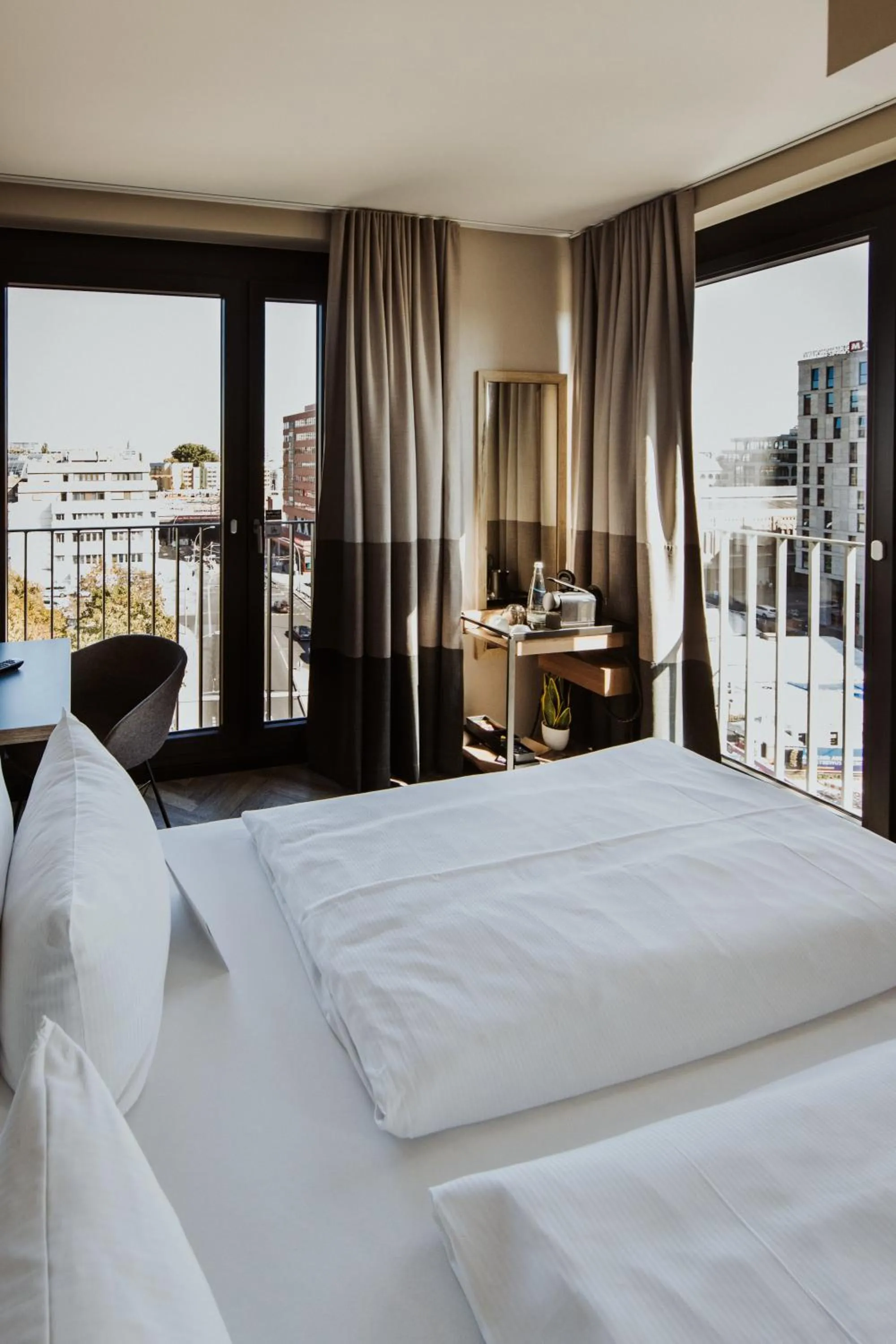 Bed in Emma by Schulz Hotel Berlin Friedrichshain