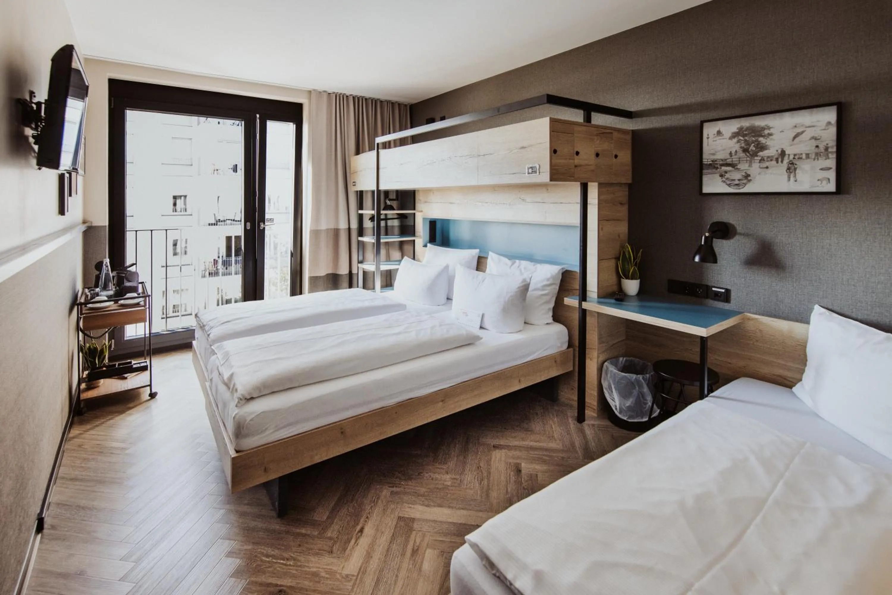 Bed in Emma by Schulz Hotel Berlin Friedrichshain