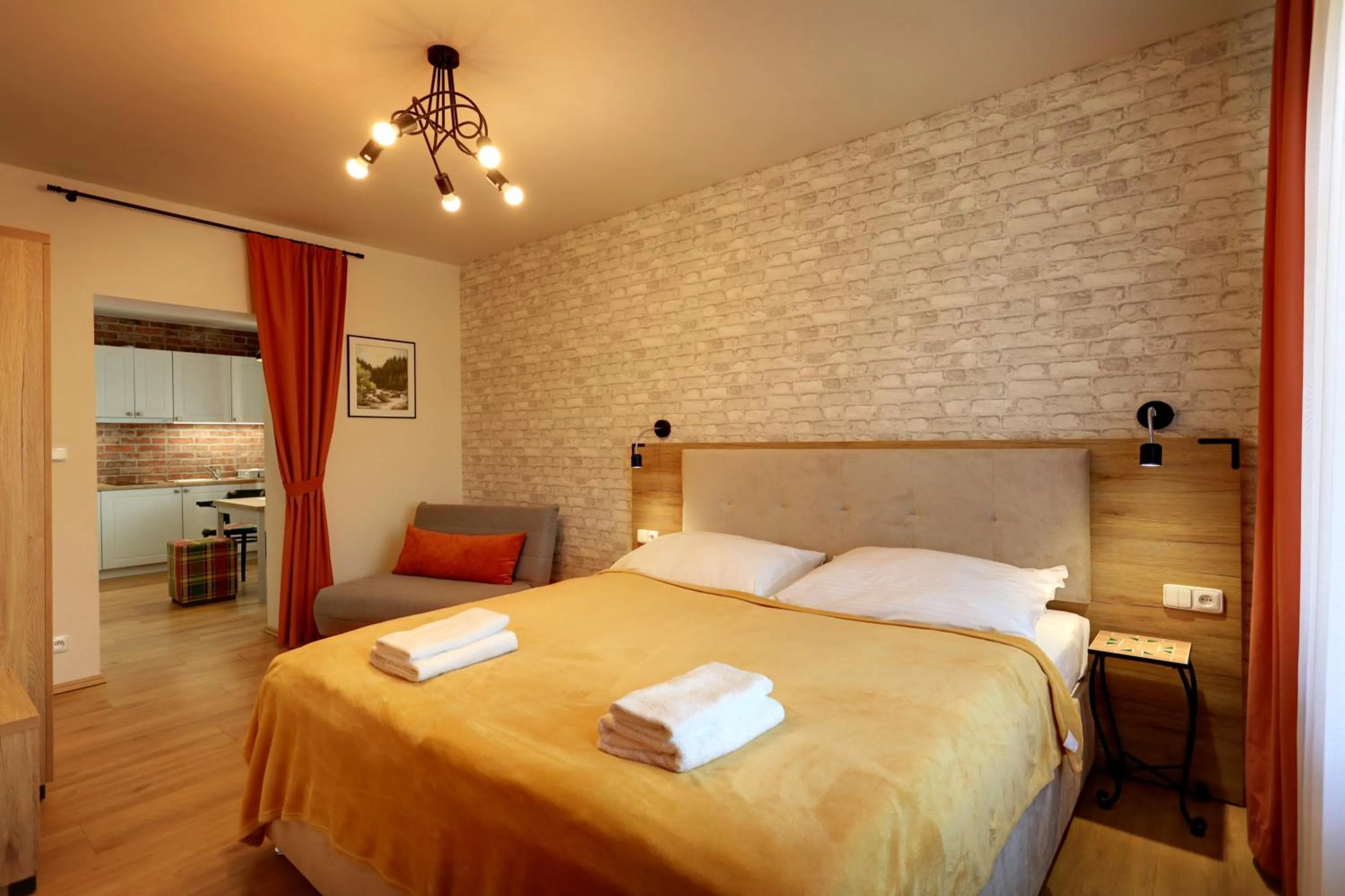 Photo of the whole room, Bed in APARTMÁNY ADAM