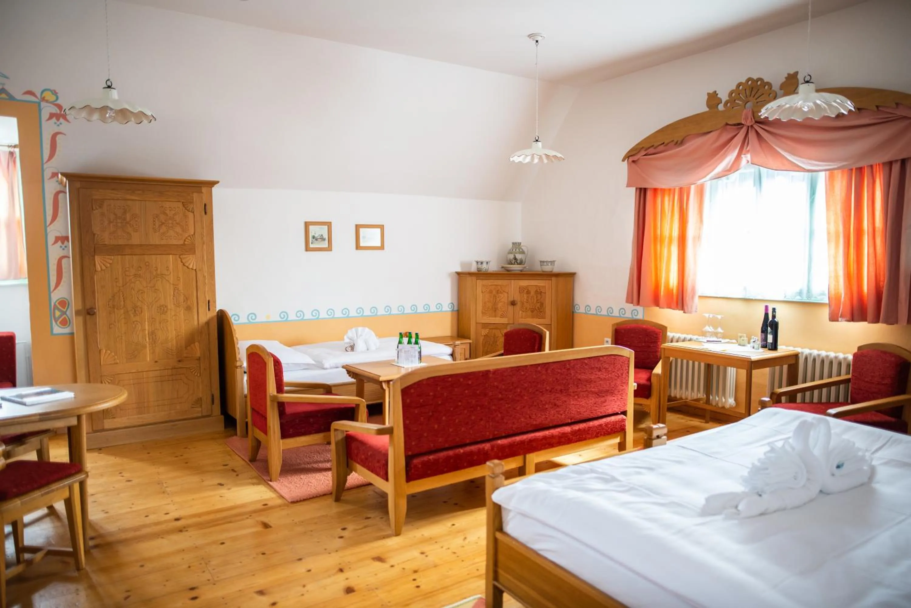 Photo of the whole room, Bed in Libušín & Maměnka národní kulturní památky