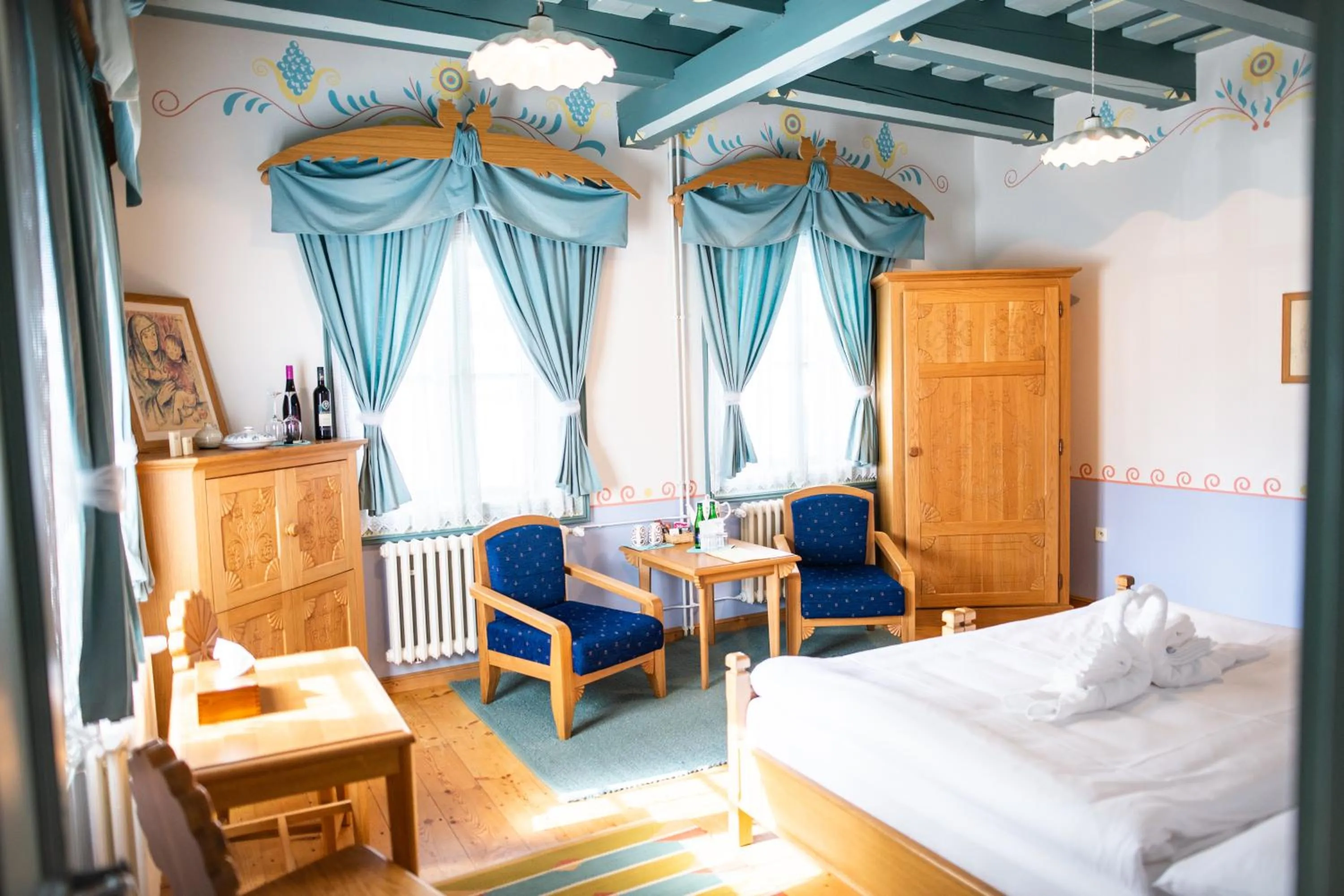 Photo of the whole room, Bed in Libušín & Maměnka národní kulturní památky