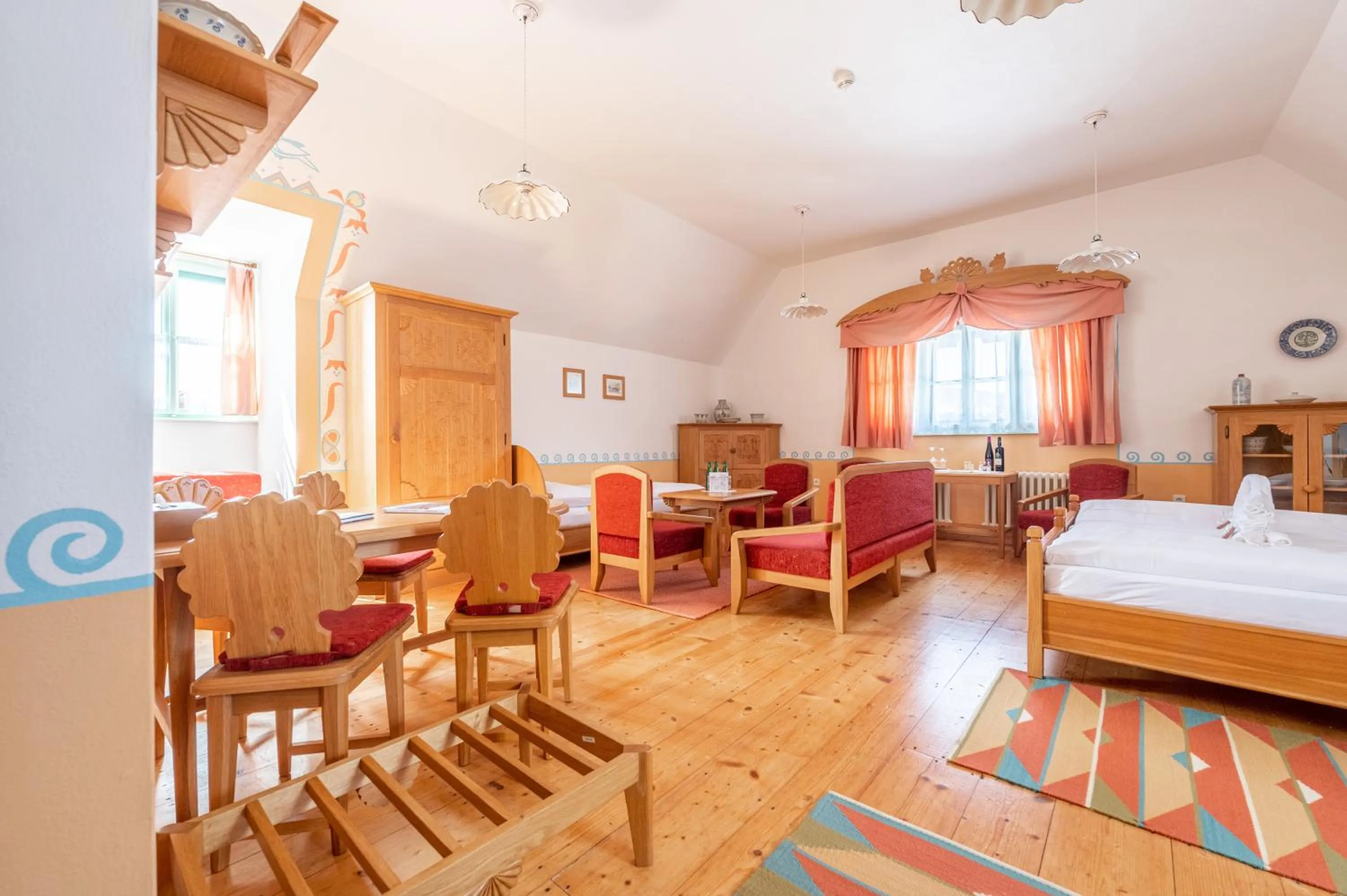 Photo of the whole room, Bed in Libušín & Maměnka národní kulturní památky