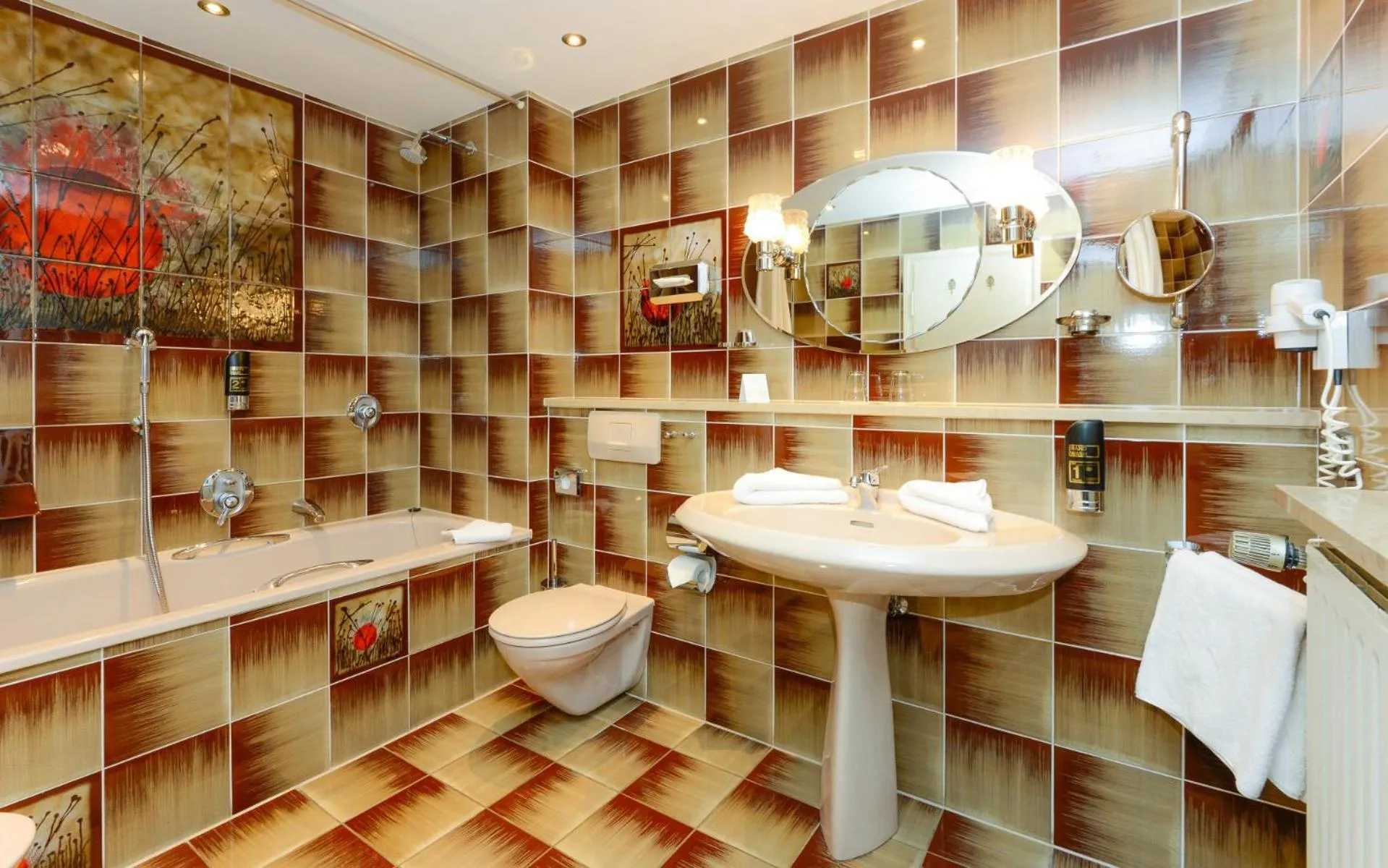 Toilet in Stoll's Hotel Alpina