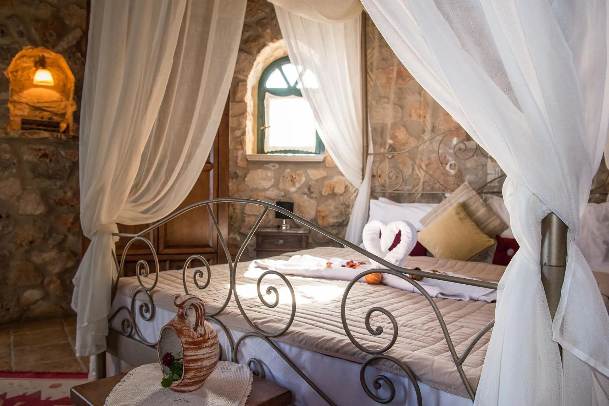 Bed in Potamitis Windmills & Apartments - Unique Stay with Scenic Views, by ZanteWize