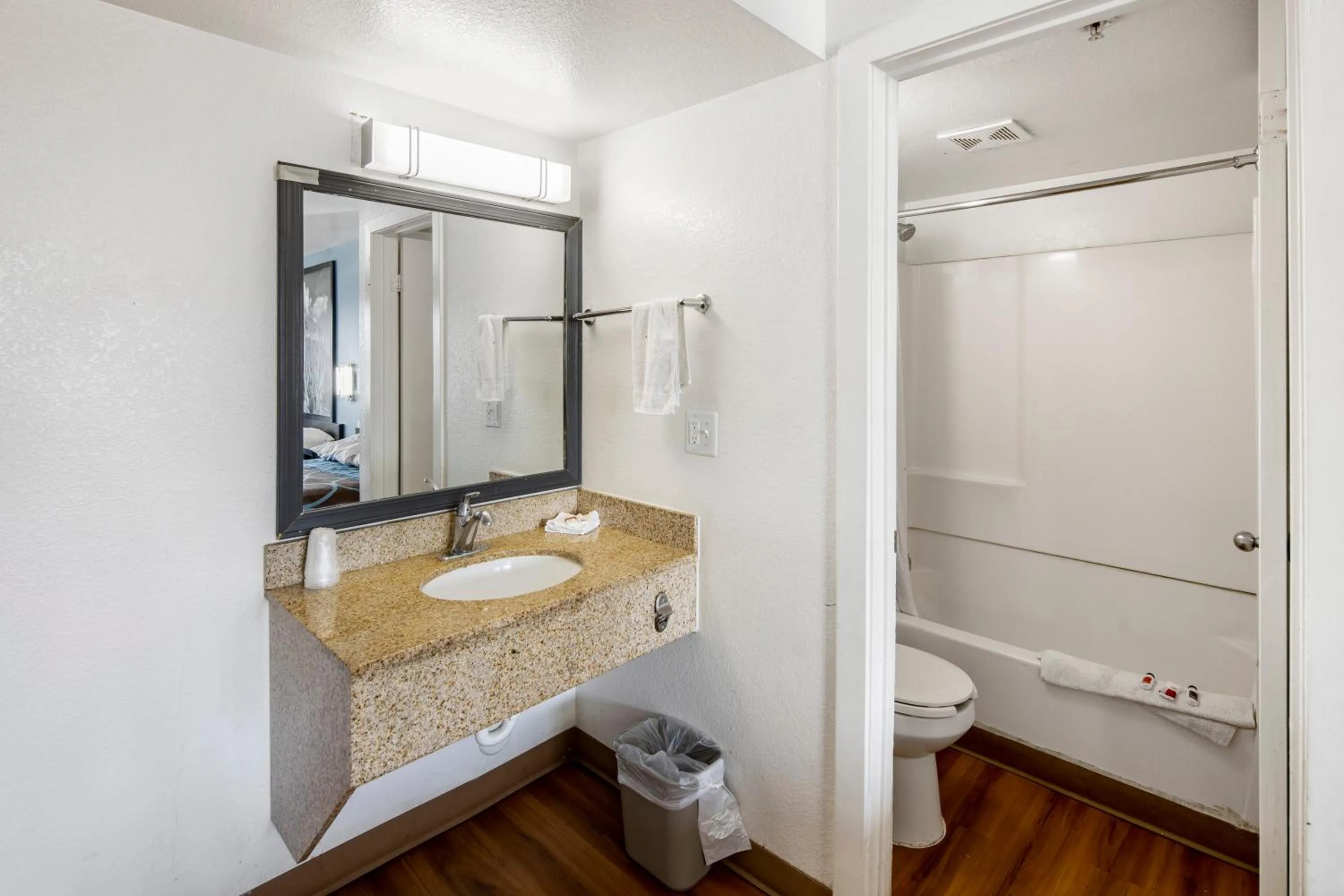 Bathroom in Super 8 by Wyndham Phoenix West