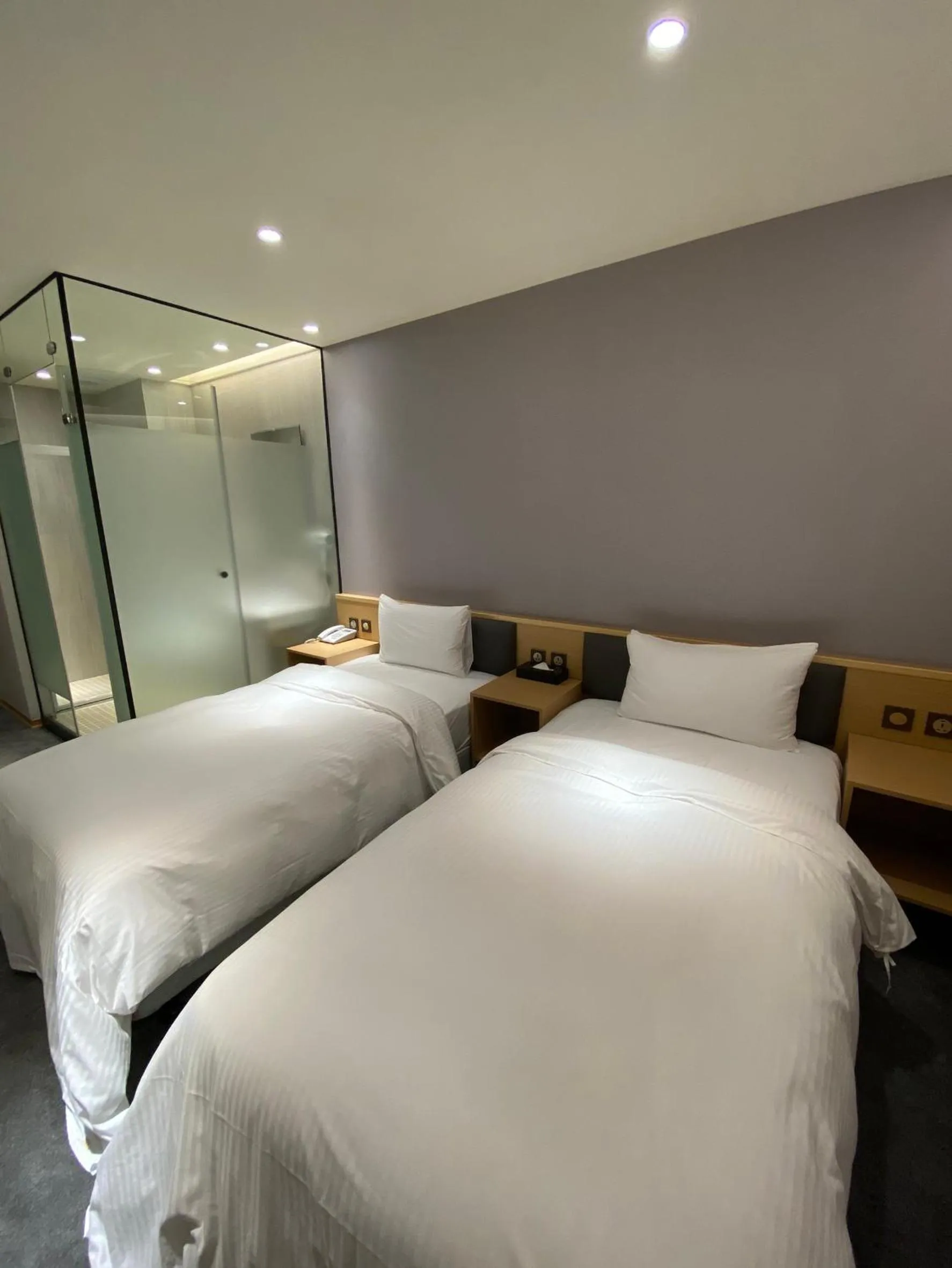 Bed in Michi Hotel - Zhongli