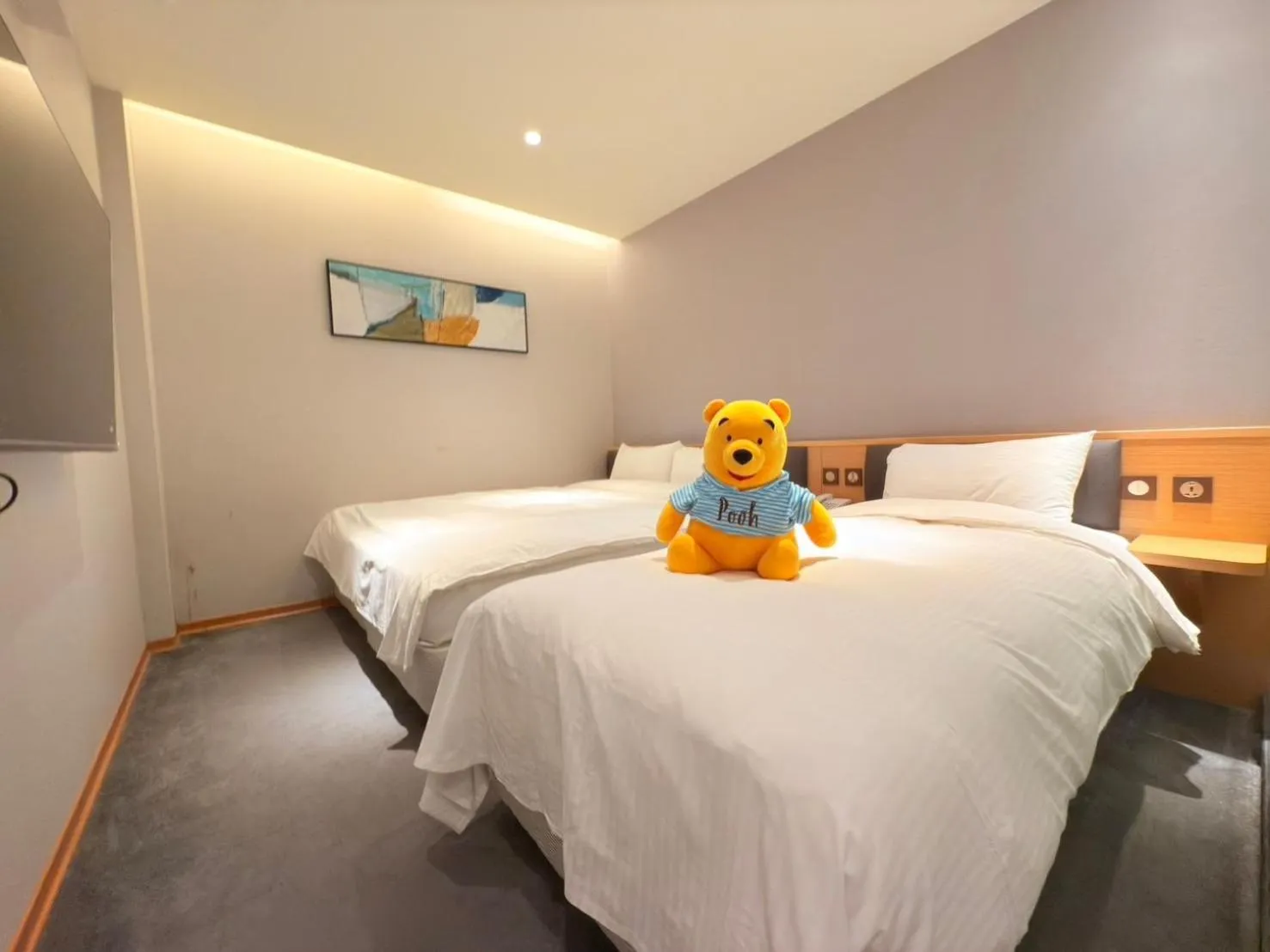 Bed in Michi Hotel - Zhongli