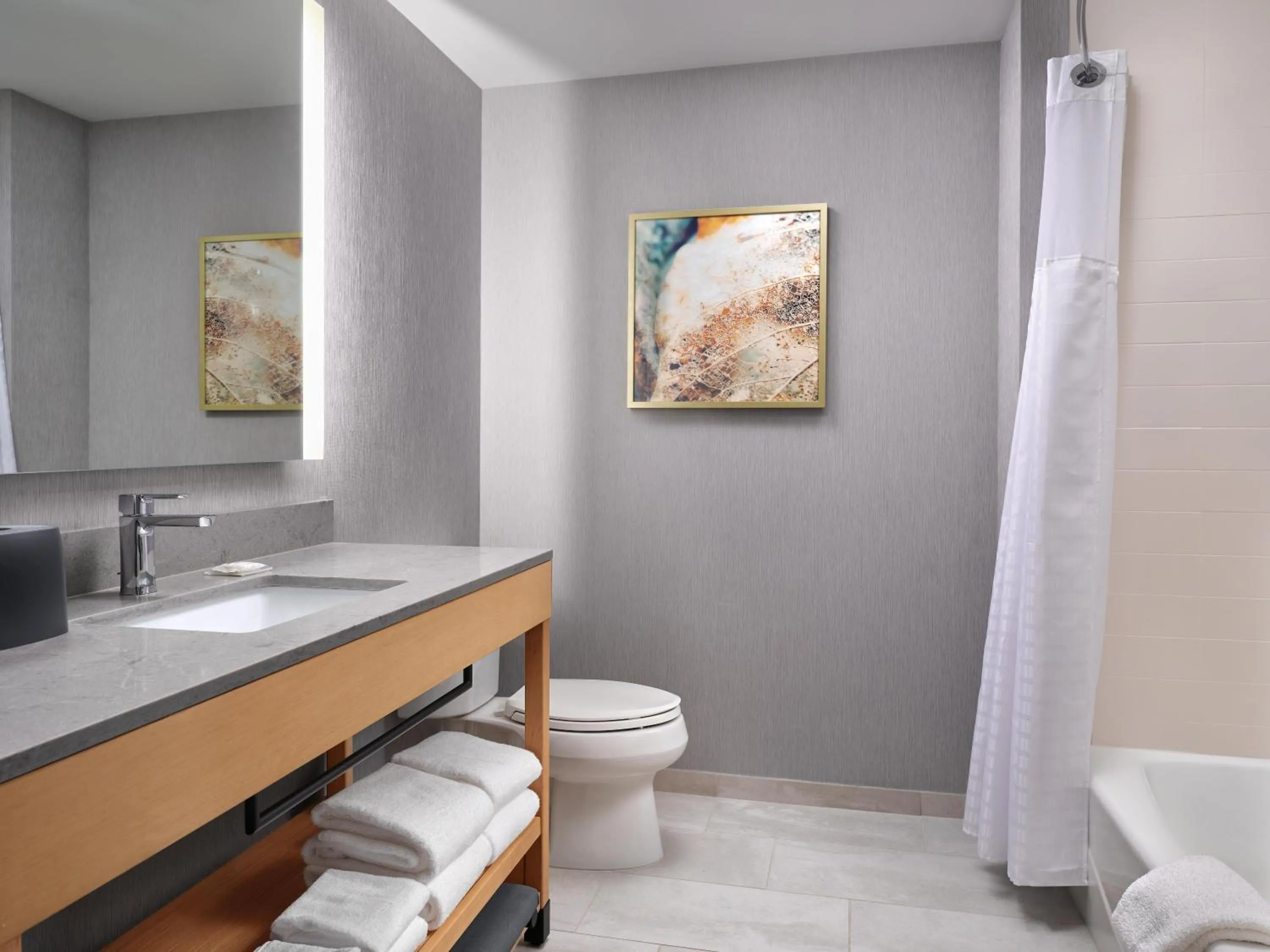 Bathroom in The Forester Hotel, part of Unscripted by Hyatt