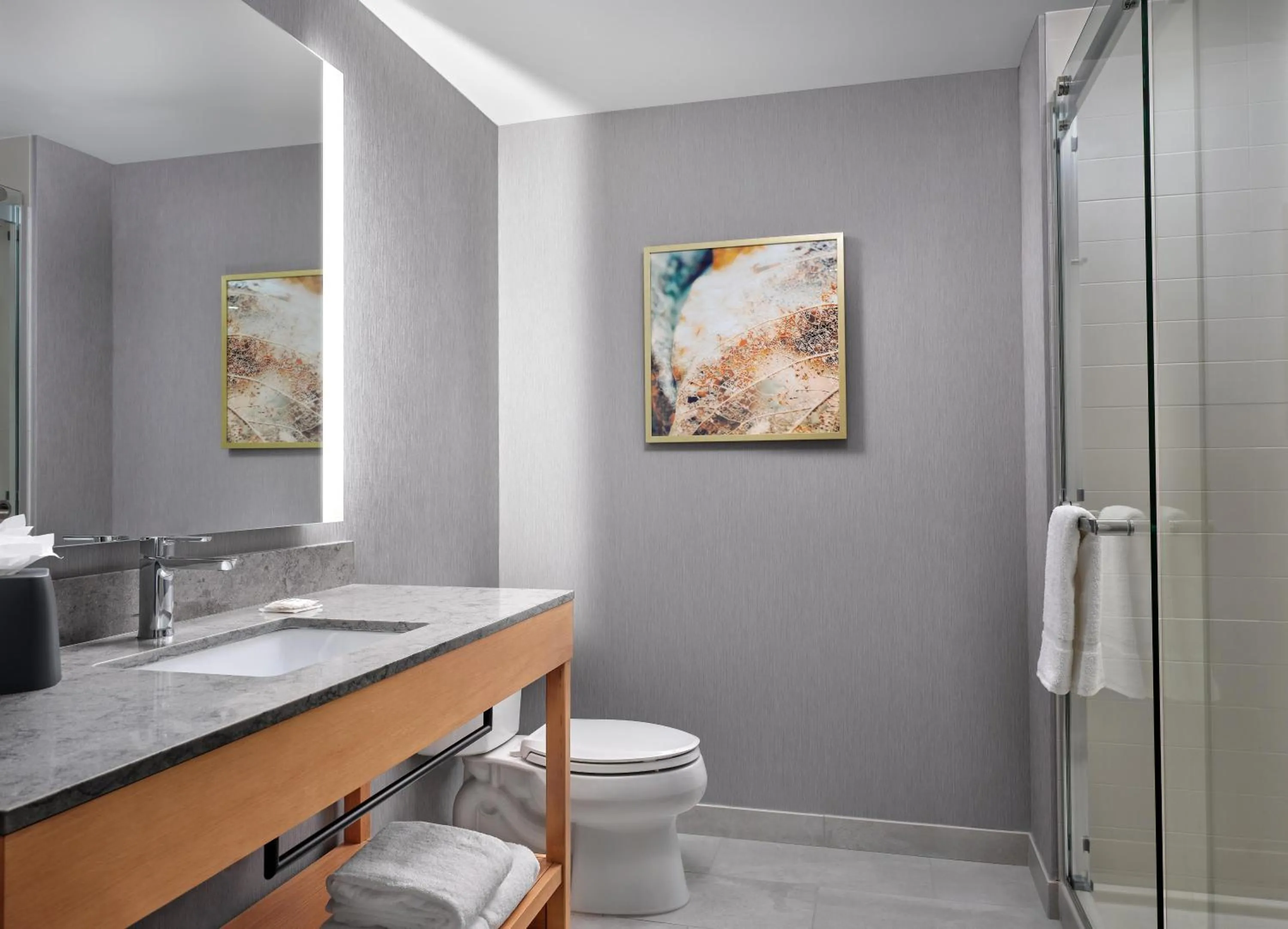 Bathroom in The Forester Hotel, part of Unscripted by Hyatt